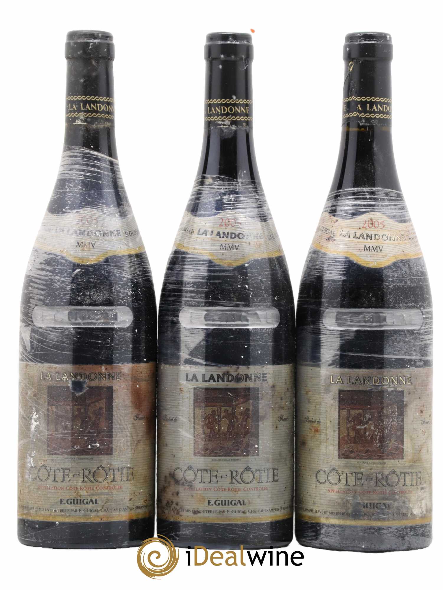 Côte-Rôtie La Landonne Guigal 2005 - Lot of 3 bottles - 0