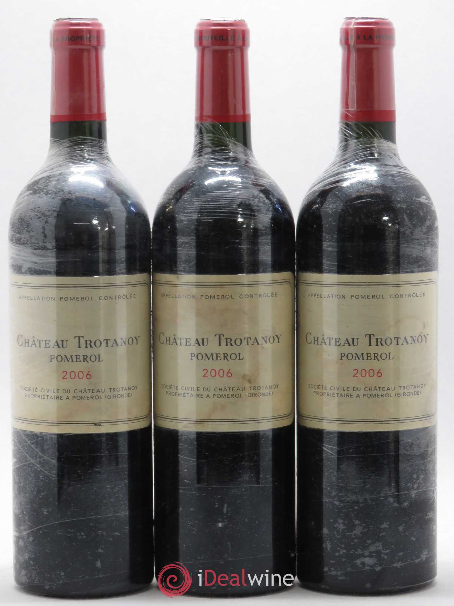 Château Trotanoy 2006 - Lot de 3 bouteilles - 0