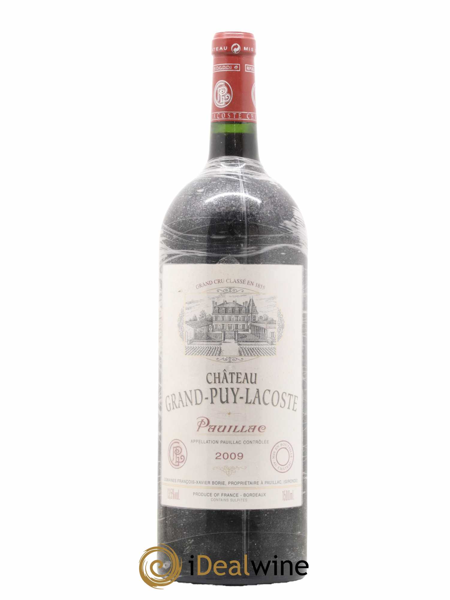 Château Grand Puy Lacoste 5ème Grand Cru Classé 2009 - Lot de 1 magnum - 0