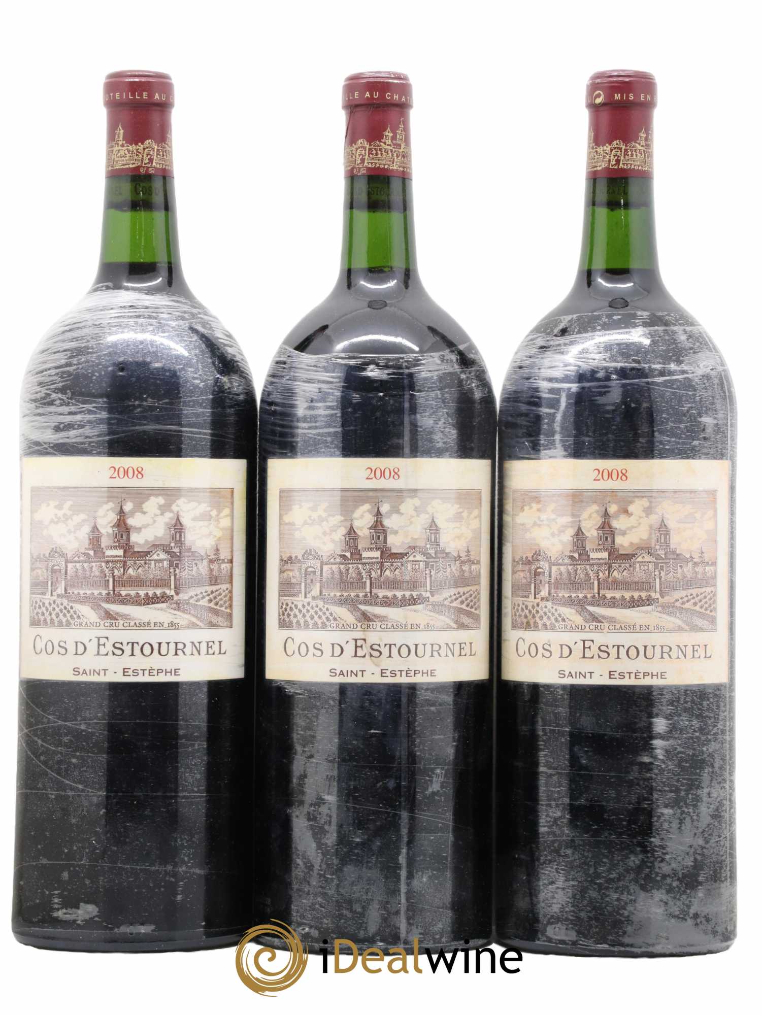 Cos d'Estournel 2ème Grand Cru Classé 2008 - Lot de 3 magnums - 0