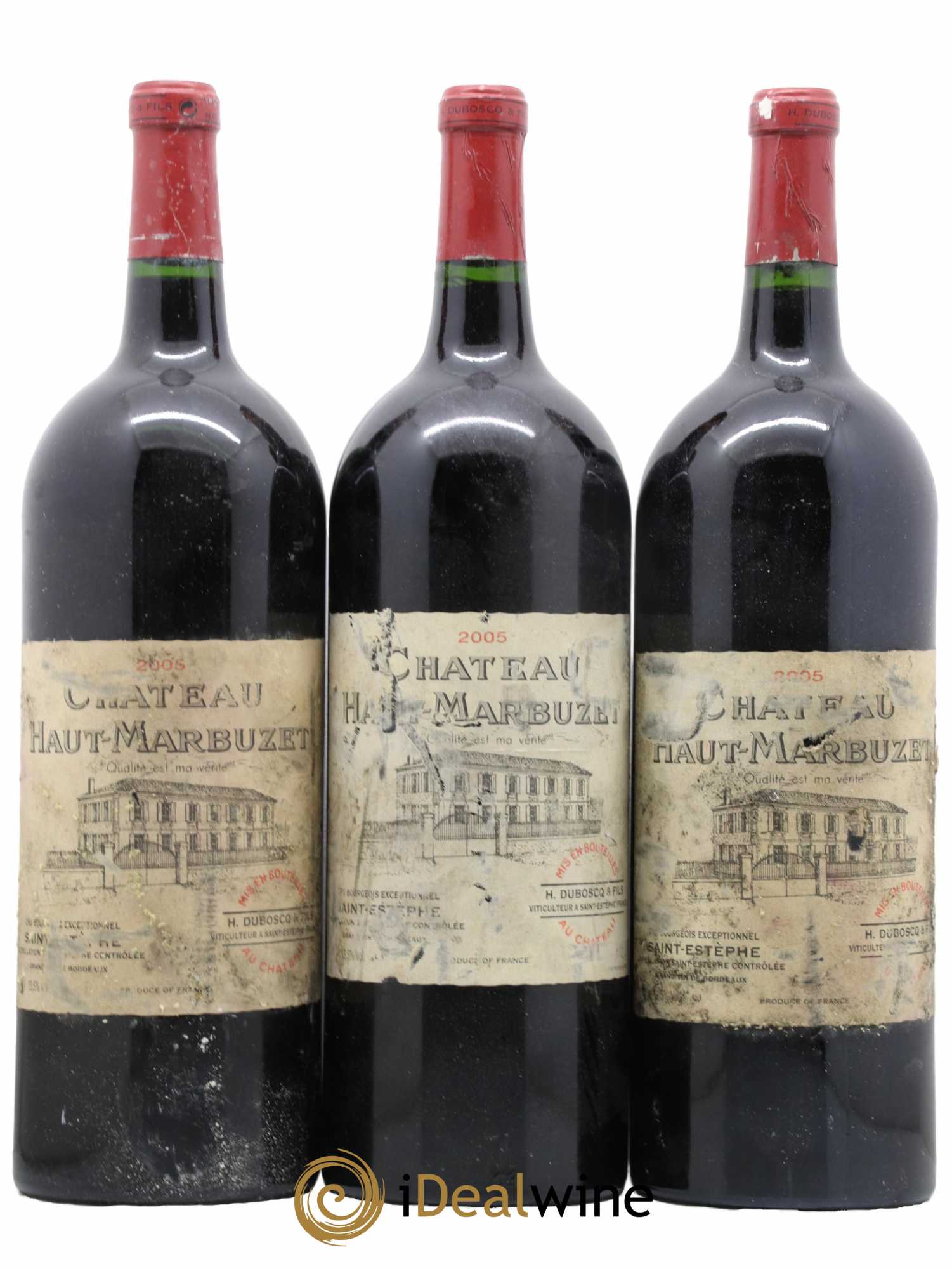 Château Haut Marbuzet 2005 - Lot de 3 magnums - 0