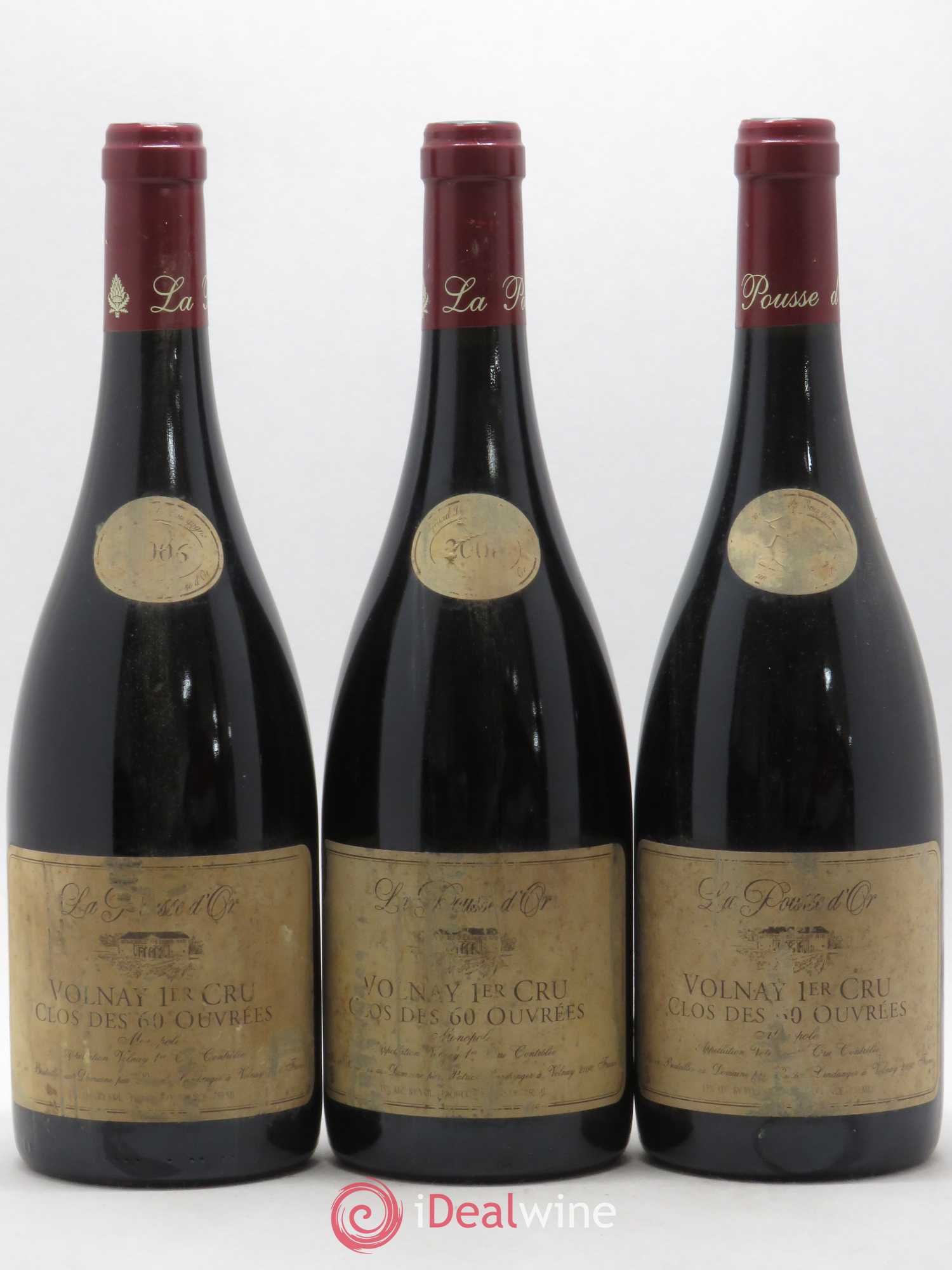 Volnay 1er Cru Clos des 60 ouvrées La Pousse d'Or (Domaine de) 2006 - Lot de 3 bouteilles - 0
