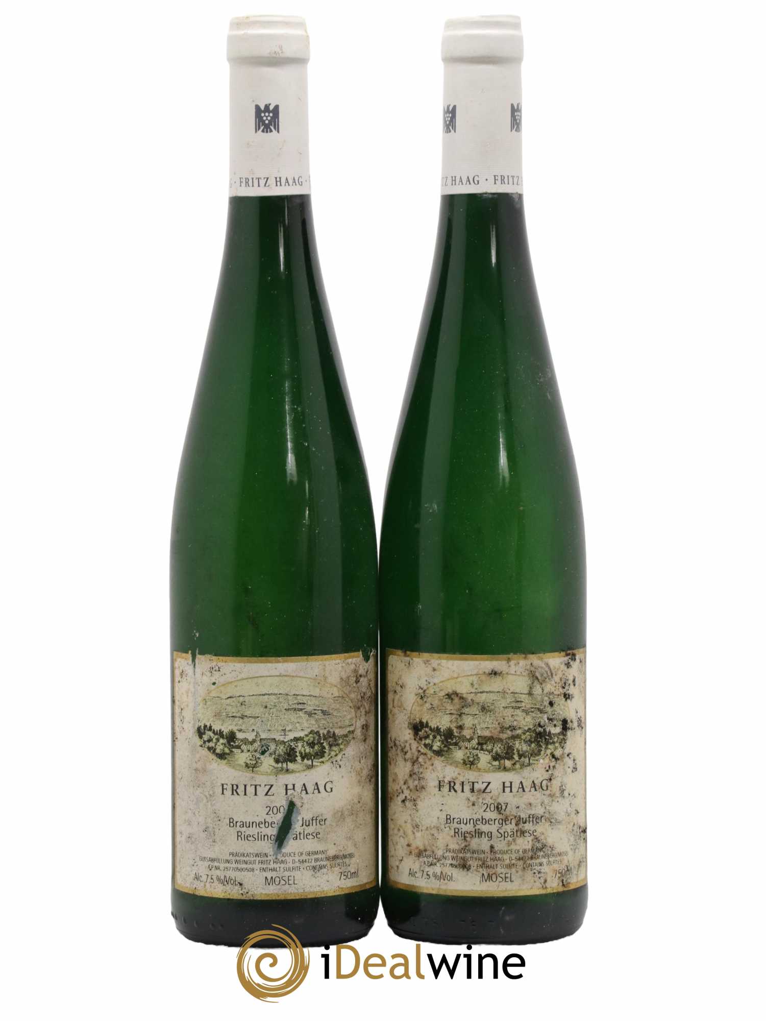 Riesling Fritz Haag Brauneberger Kabinett 2007 - Lot de 2 bouteilles - 0