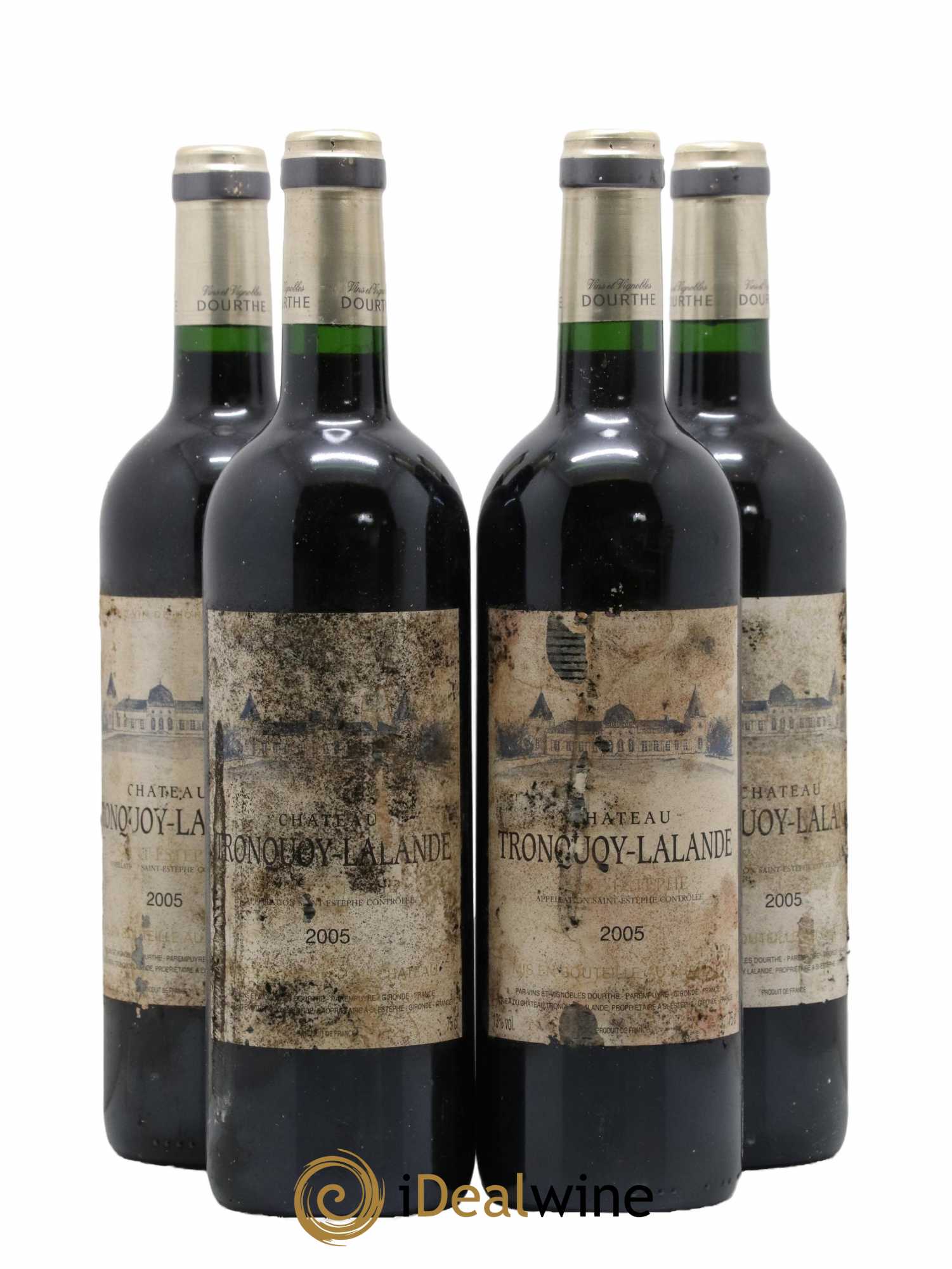 Château Tronquoy Lalande 2005 - Lot de 4 bouteilles - 0