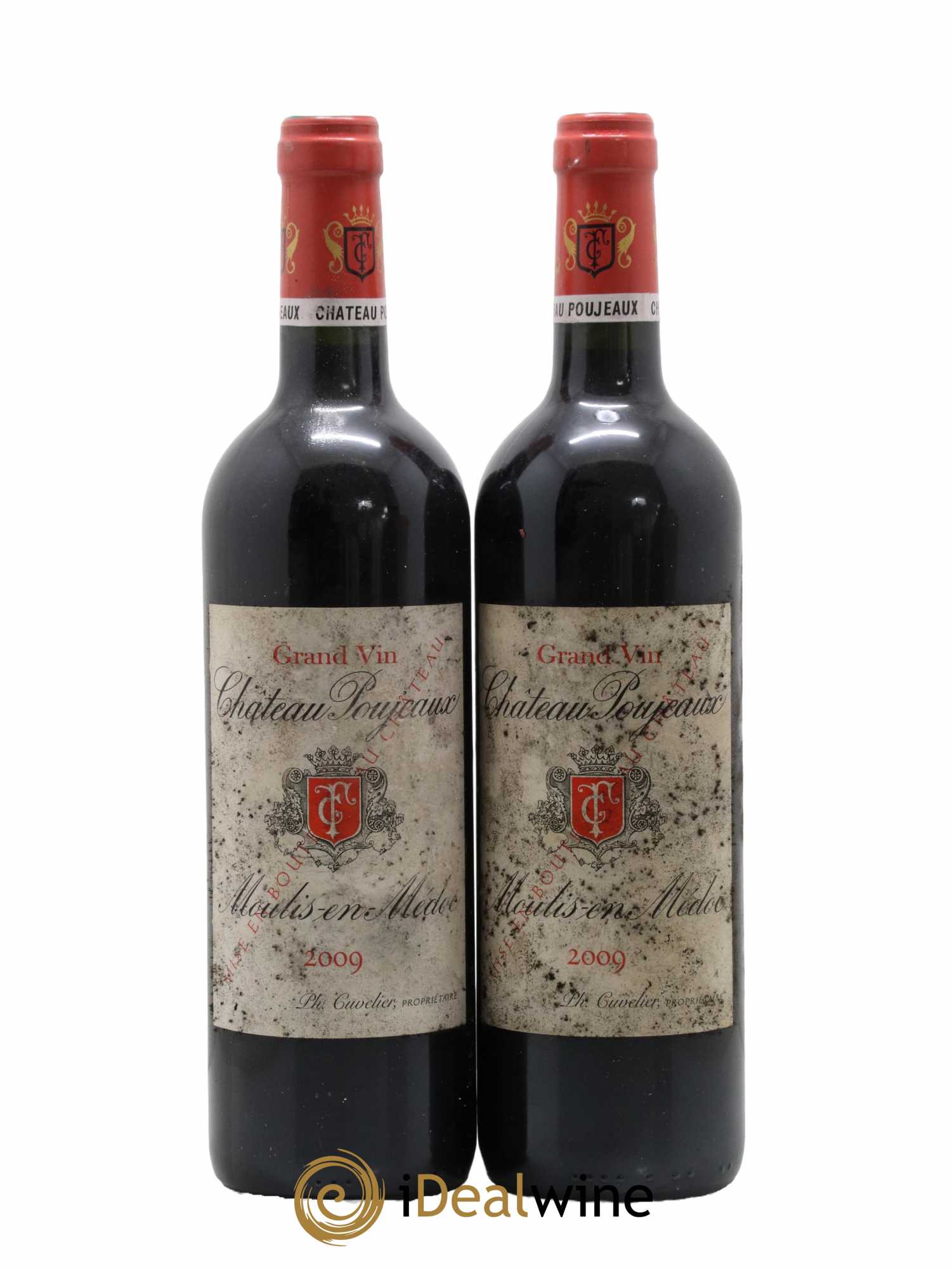 Château Poujeaux 2009 - Lot de 2 bouteilles - 0
