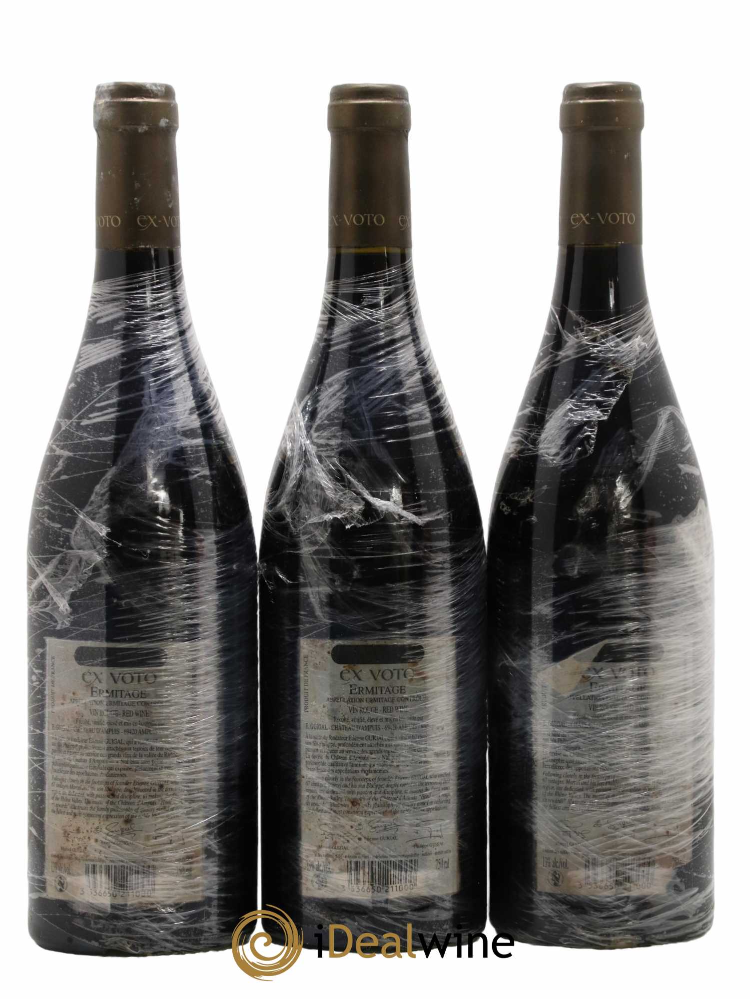 Ermitage Ex Voto Guigal 2005 - Lot de 3 bouteilles - 1