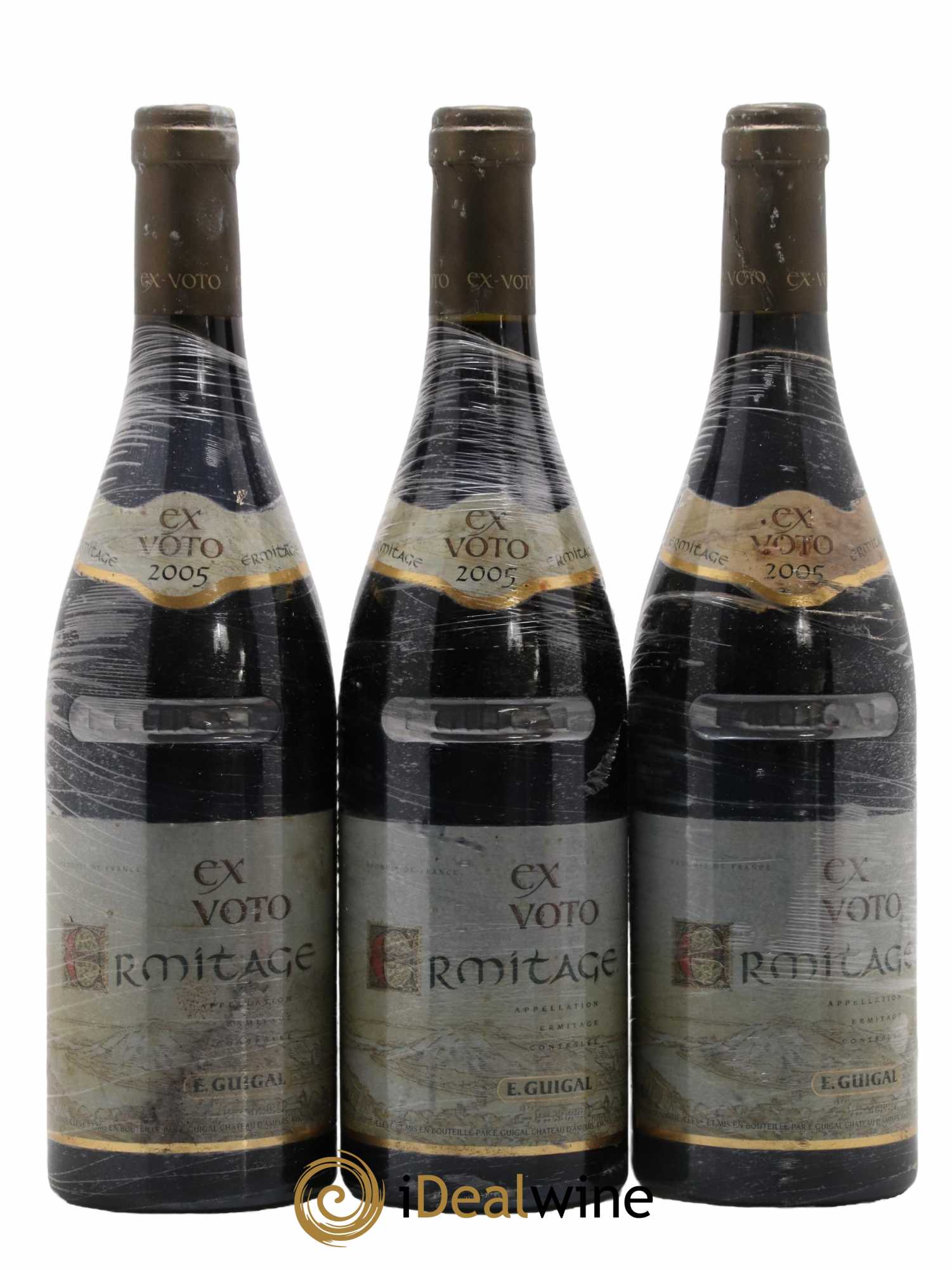 Ermitage Ex Voto Guigal 2005 - Lot de 3 bouteilles - 0