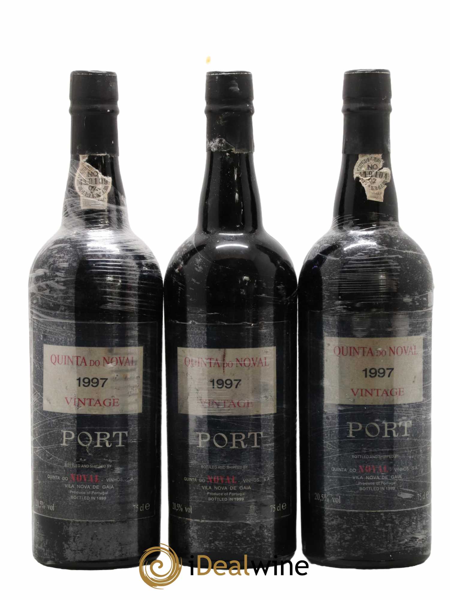 Porto Quinta Do Noval Vintage 1997 - Lot de 3 bouteilles - 0