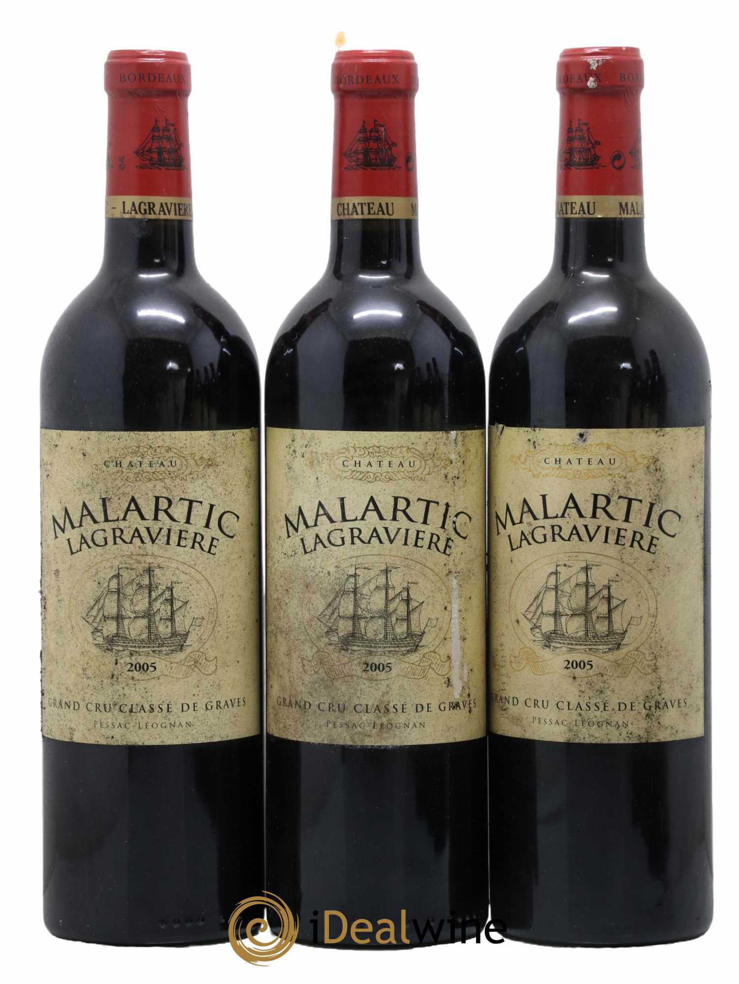Château Malartic-Lagravière Cru Classé de Graves 2005 - Lot de 6 bouteilles - 1