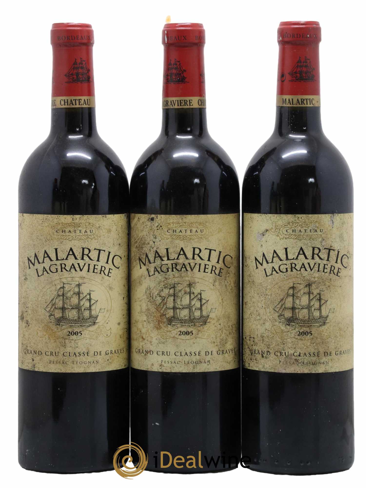 Château Malartic-Lagravière Cru Classé de Graves 2005 - Lot de 6 bouteilles - 2