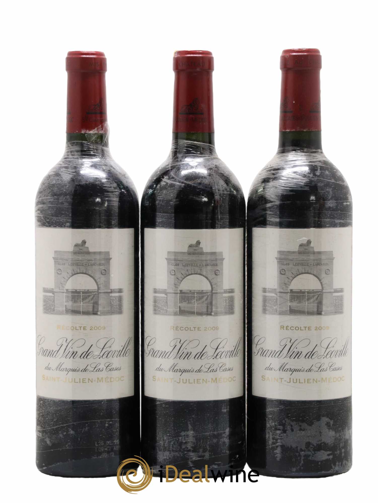 Château Léoville Las Cases 2ème Grand Cru Classé 2009 - Lot de 3 bouteilles - 0