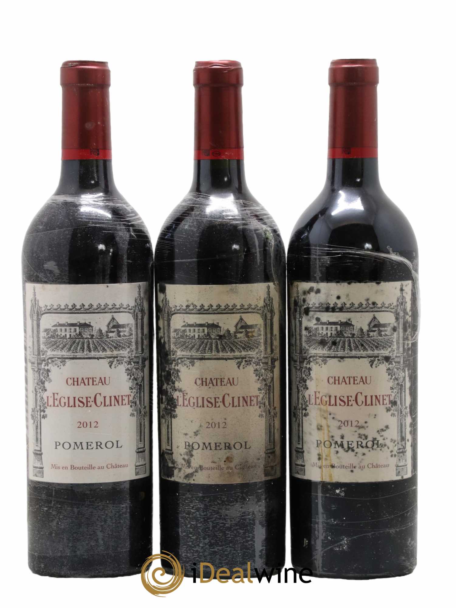 Château l' Église Clinet 2012 - Lot de 3 bouteilles - 0