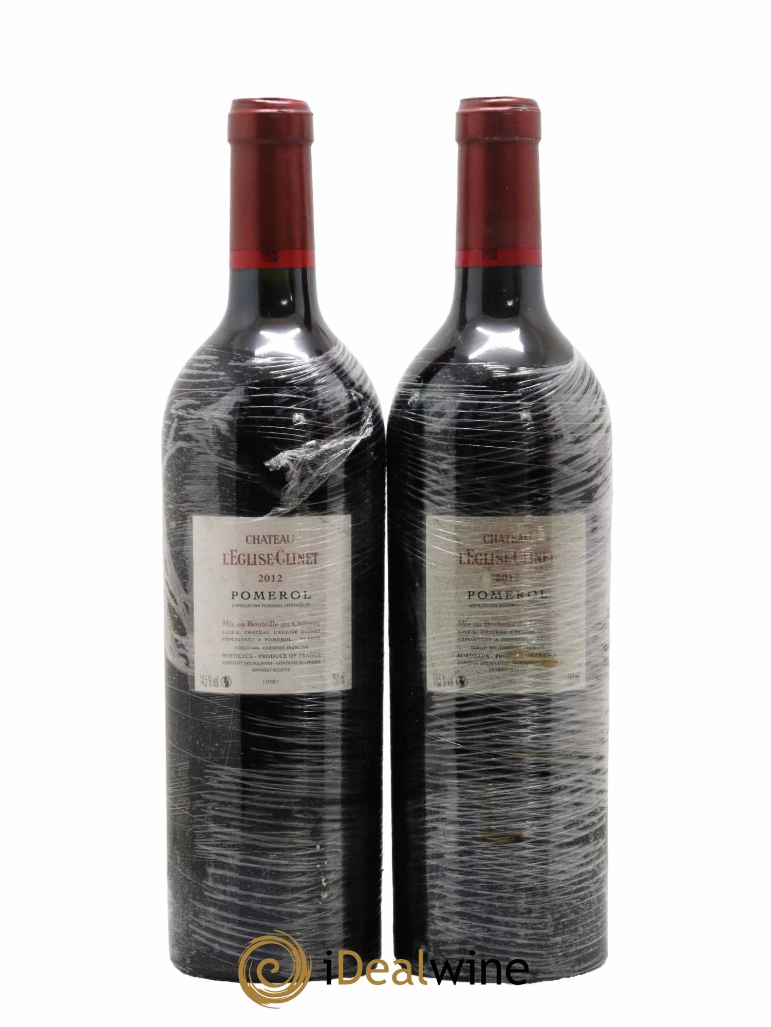 Château l' Église Clinet 2012 - Lot de 2 bouteilles - 1