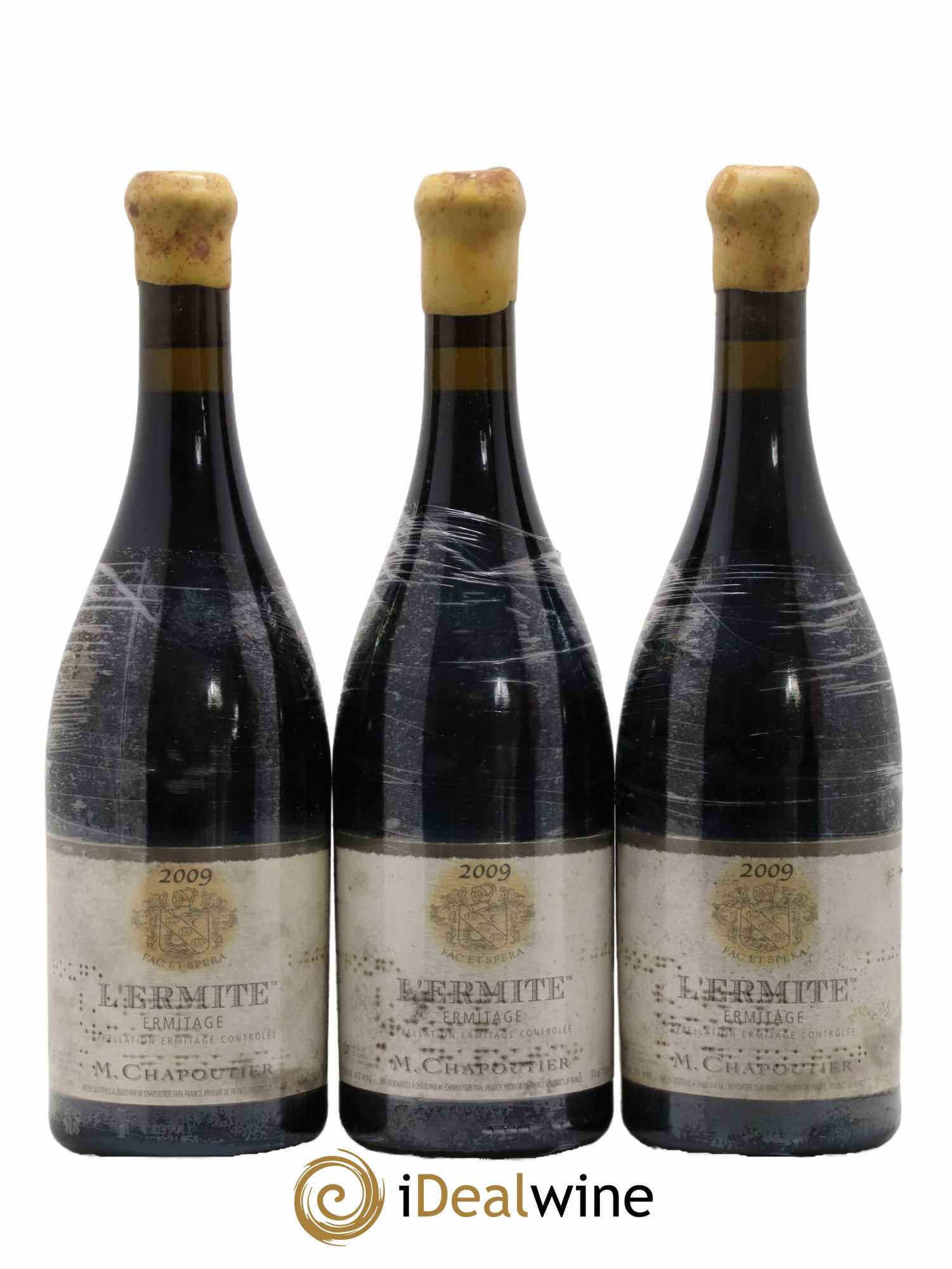 Hermitage Ermitage l'Ermite Chapoutier 2009 - Lot de 3 bouteilles - 0