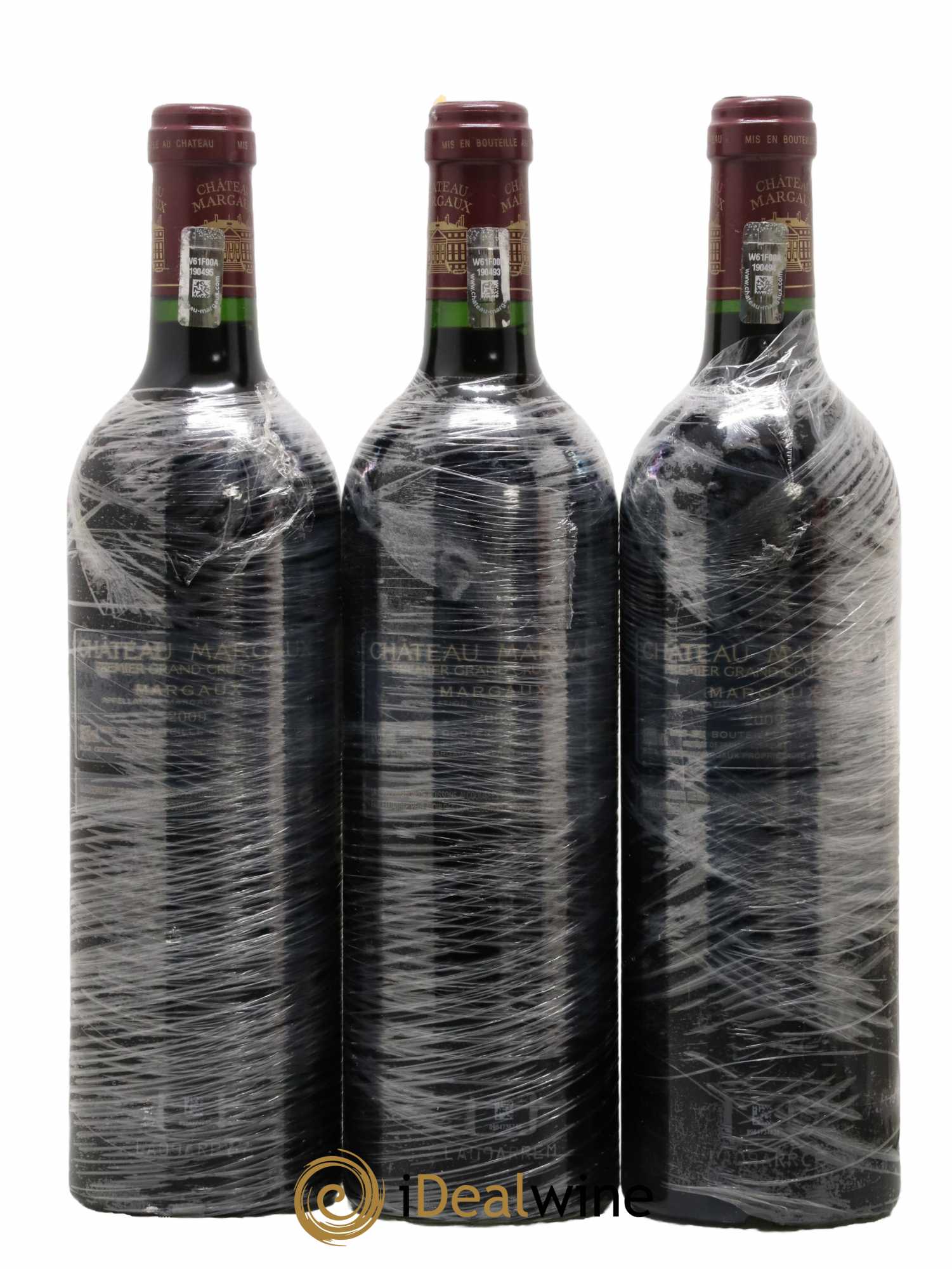 Château Margaux 1er Grand Cru Classé 2009 - Lot de 3 bouteilles - 1