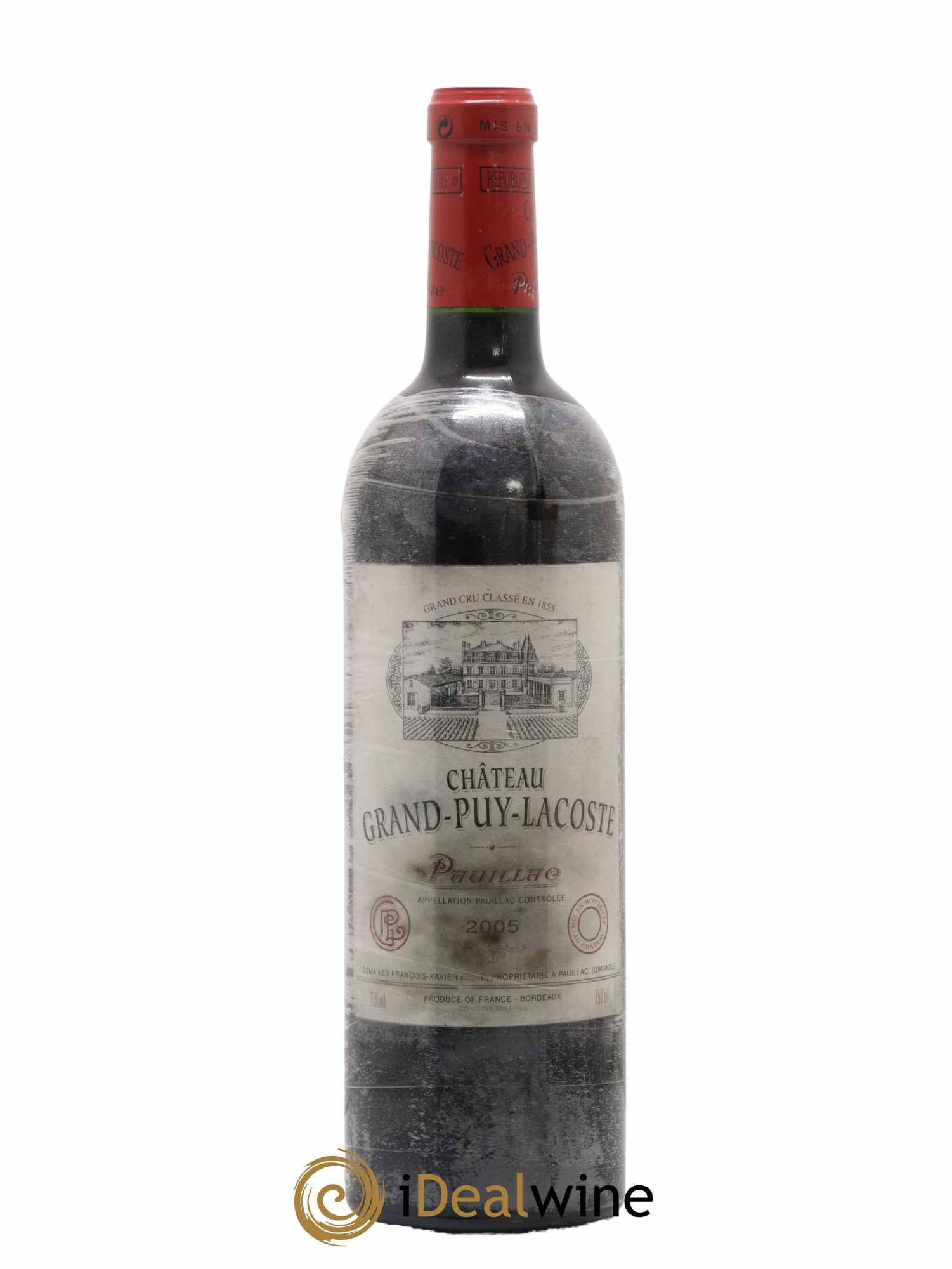 Château Grand Puy Lacoste 5ème Grand Cru Classé 2005 - Lot de 1 bouteille - 0