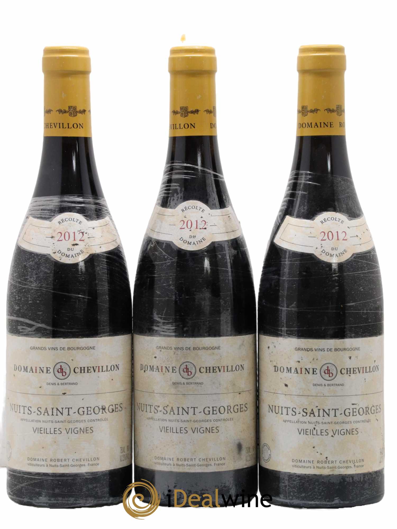 Nuits-Saint-Georges Vieilles vignes Robert Chevillon 2012 - Lot de 3 bouteilles - 0