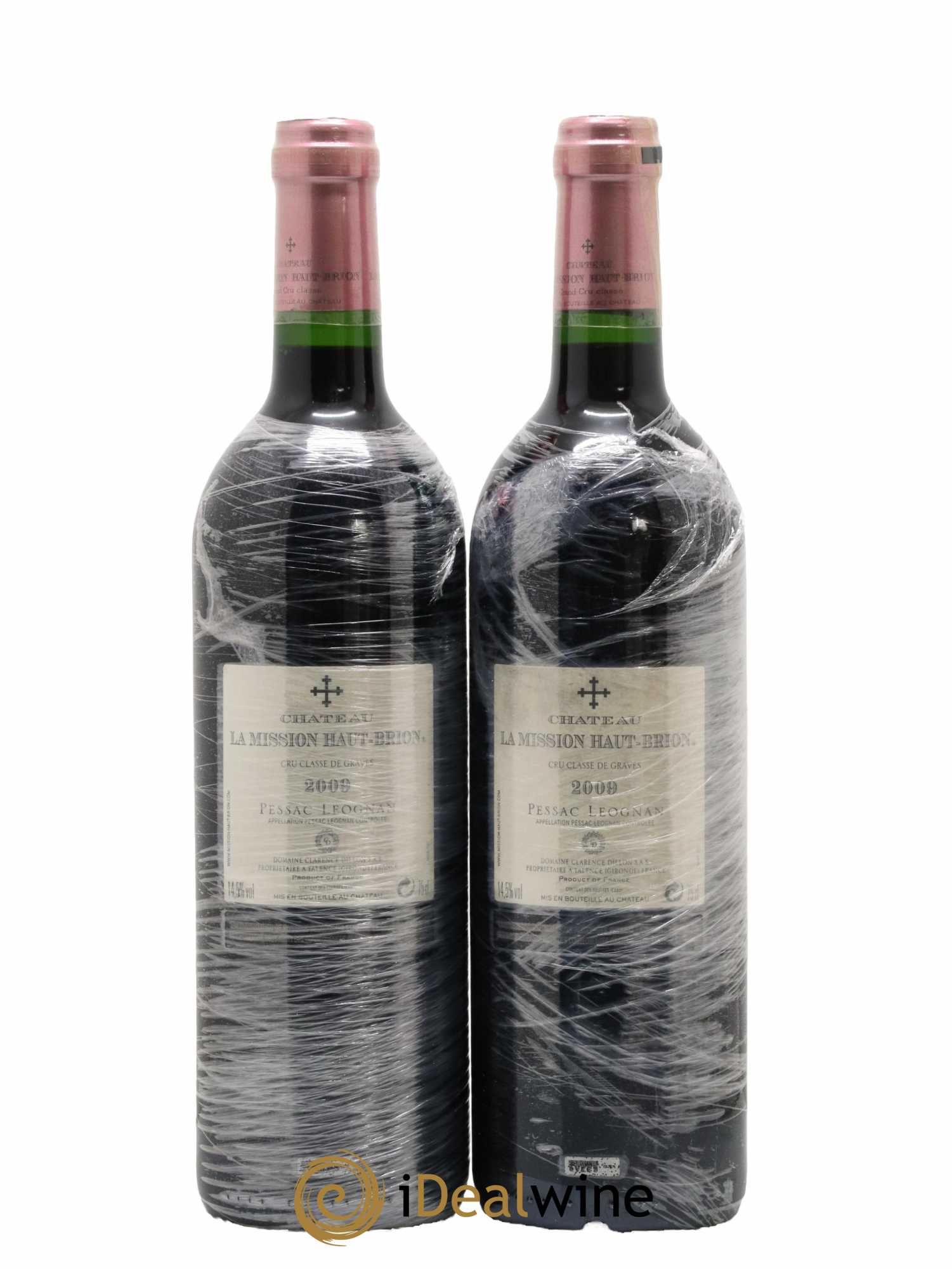 Château la Mission Haut-Brion Cru Classé de Graves 2009 - Lot de 2 bouteilles - 1
