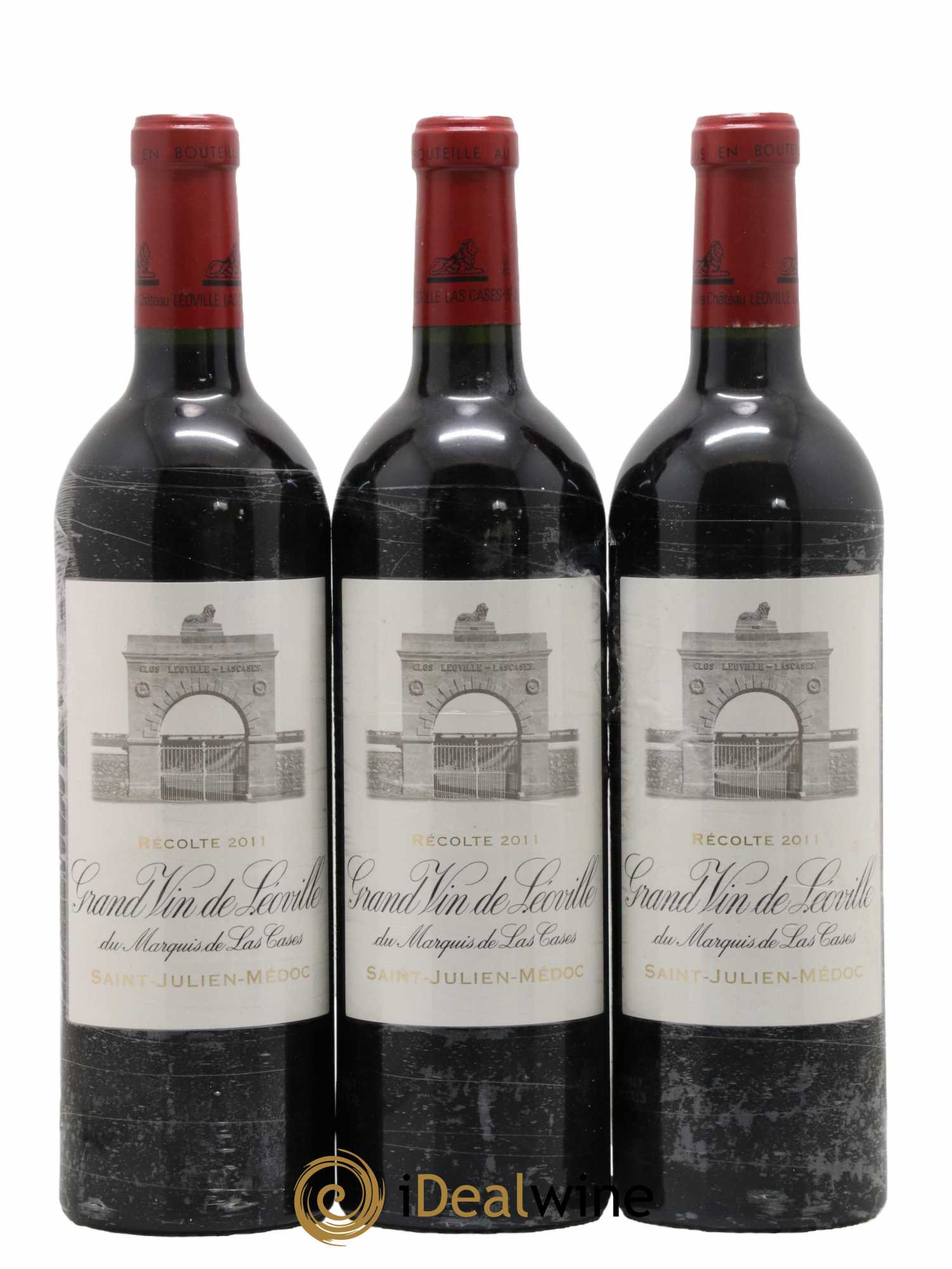 Château Léoville Las Cases 2ème Grand Cru Classé 2011 - Lot de 3 bouteilles - 0