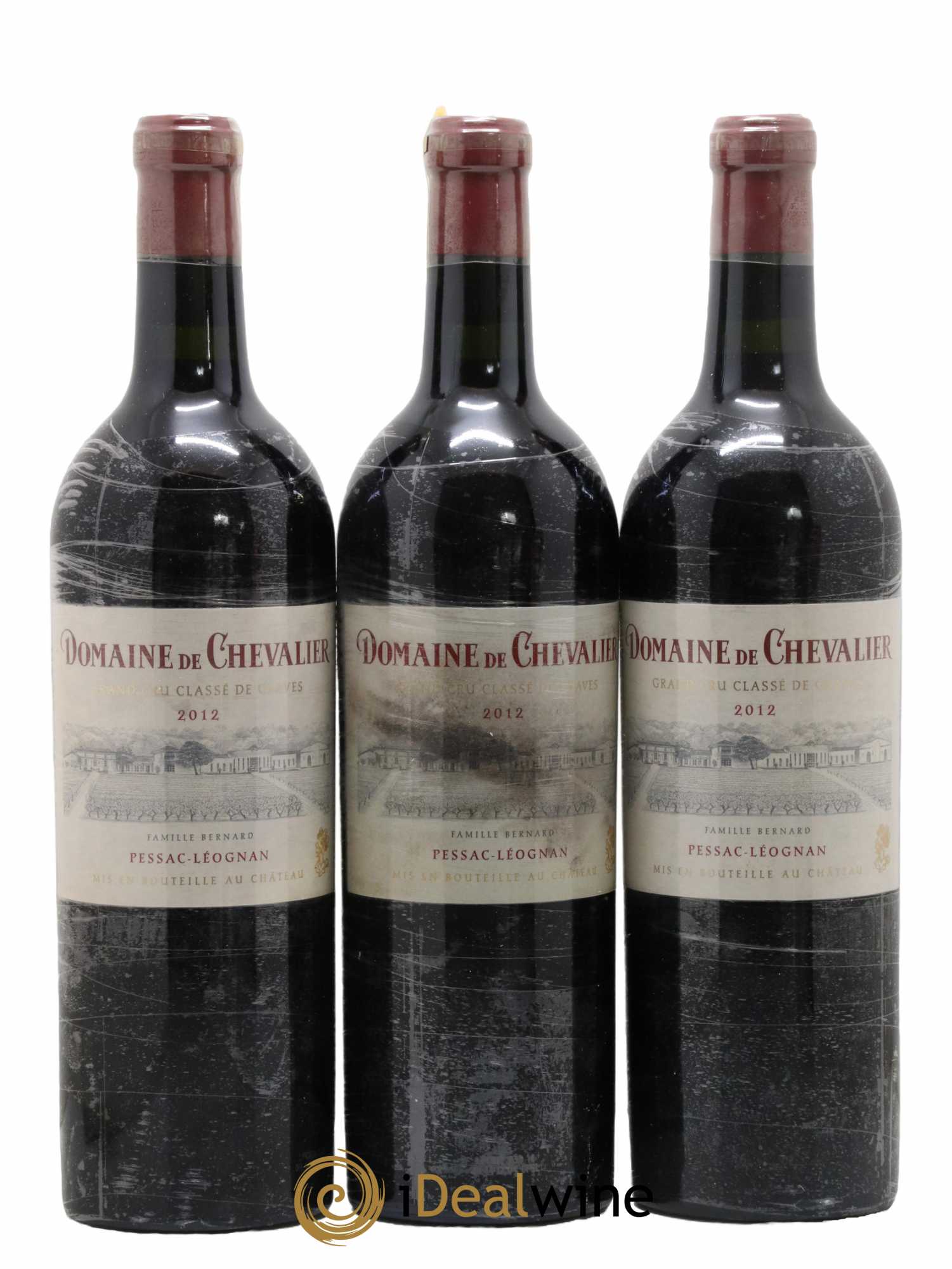Domaine de Chevalier Cru Classé de Graves 2012 - Lot de 3 bouteilles - 0