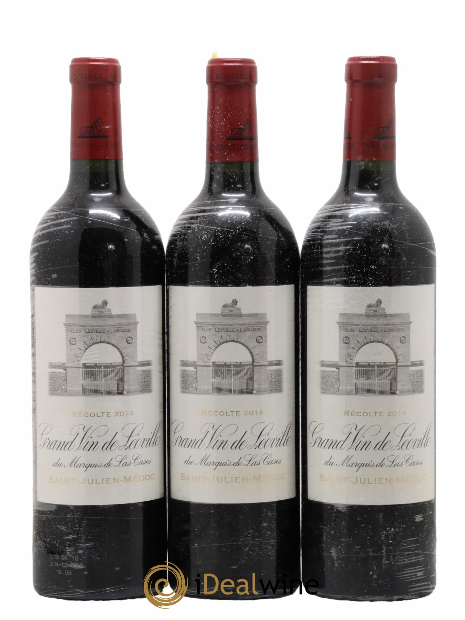 Château Léoville Las Cases 2ème Grand Cru Classé 2014 - Lot de 3 bouteilles - 0