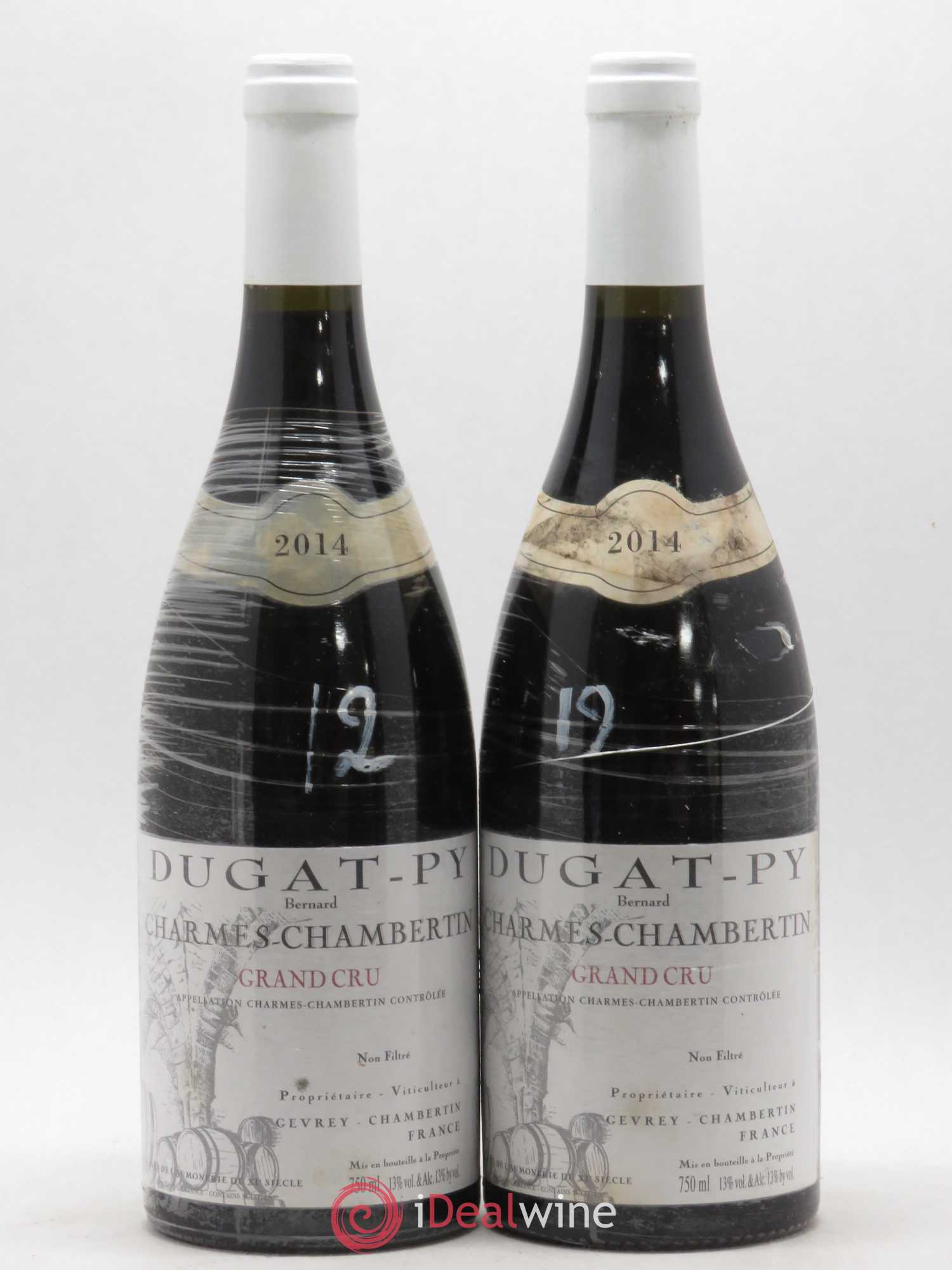 Charmes-Chambertin Grand Cru Dugat-Py 2014 - Lot de 2 bouteilles - 0