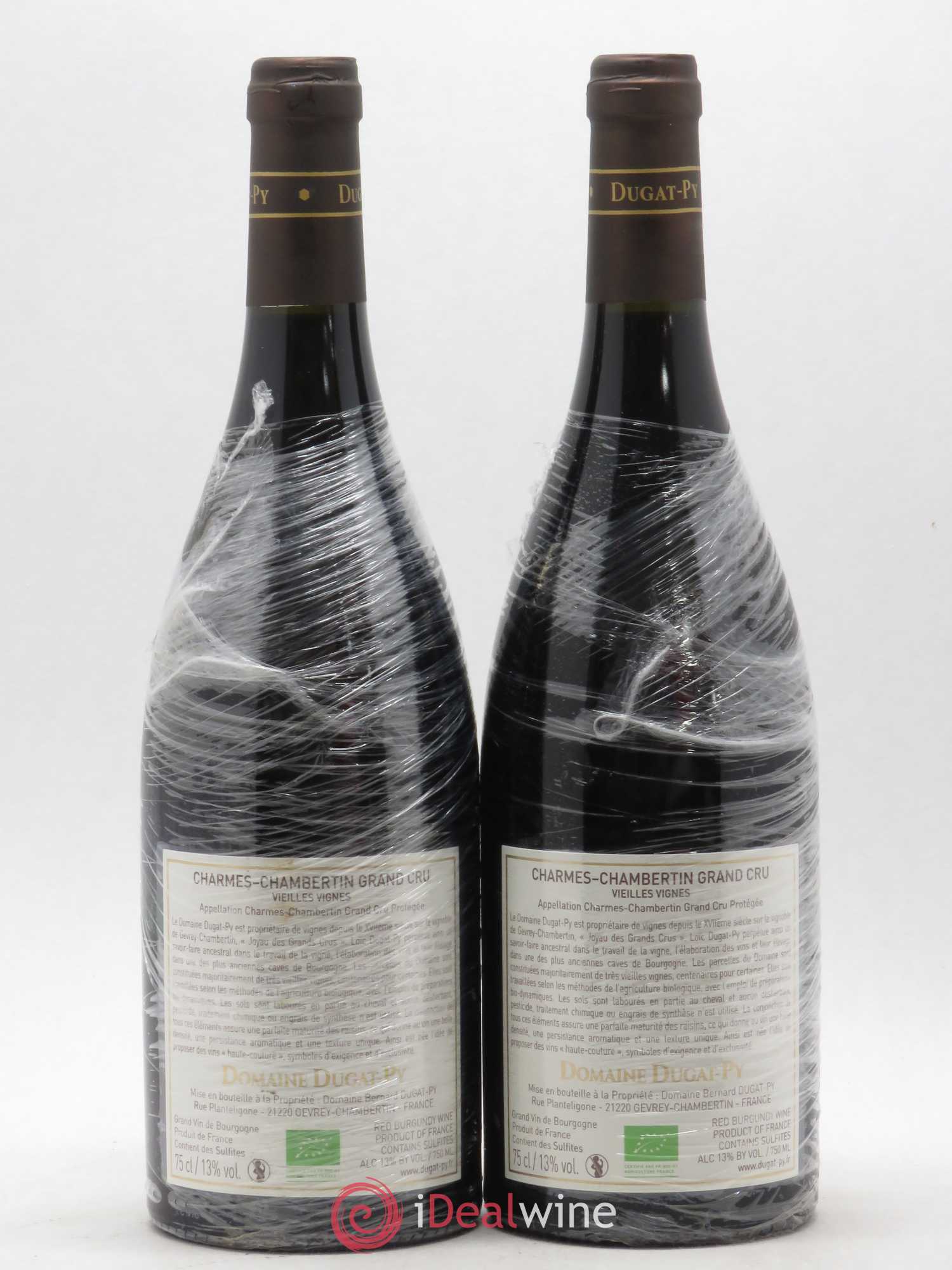 Charmes-Chambertin Grand Cru Dugat-Py Vieilles vignes 2016 - Posten von 2 Flaschen - 1