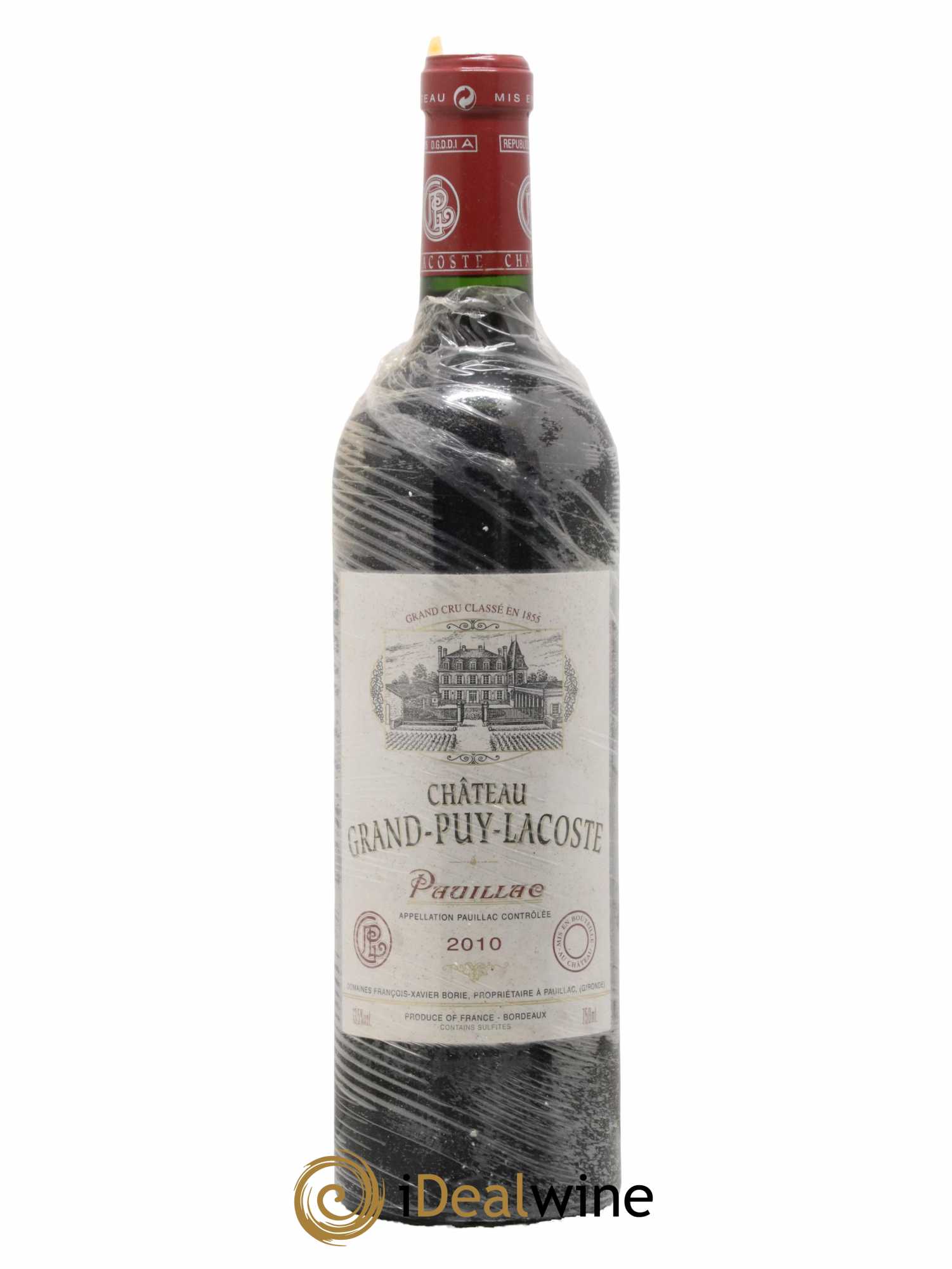 Château Grand Puy Lacoste 5ème Grand Cru Classé 2010 - Lot de 1 bouteille - 0