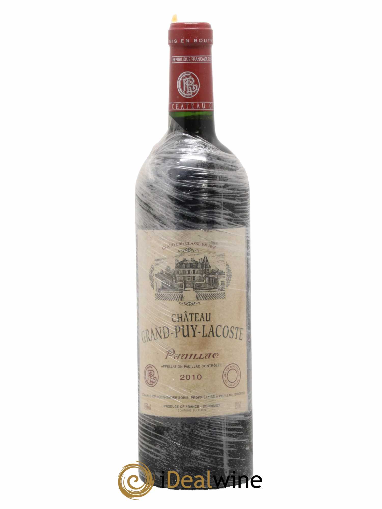 Château Grand Puy Lacoste 5ème Grand Cru Classé 2010 - Lot de 1 bouteille - 0