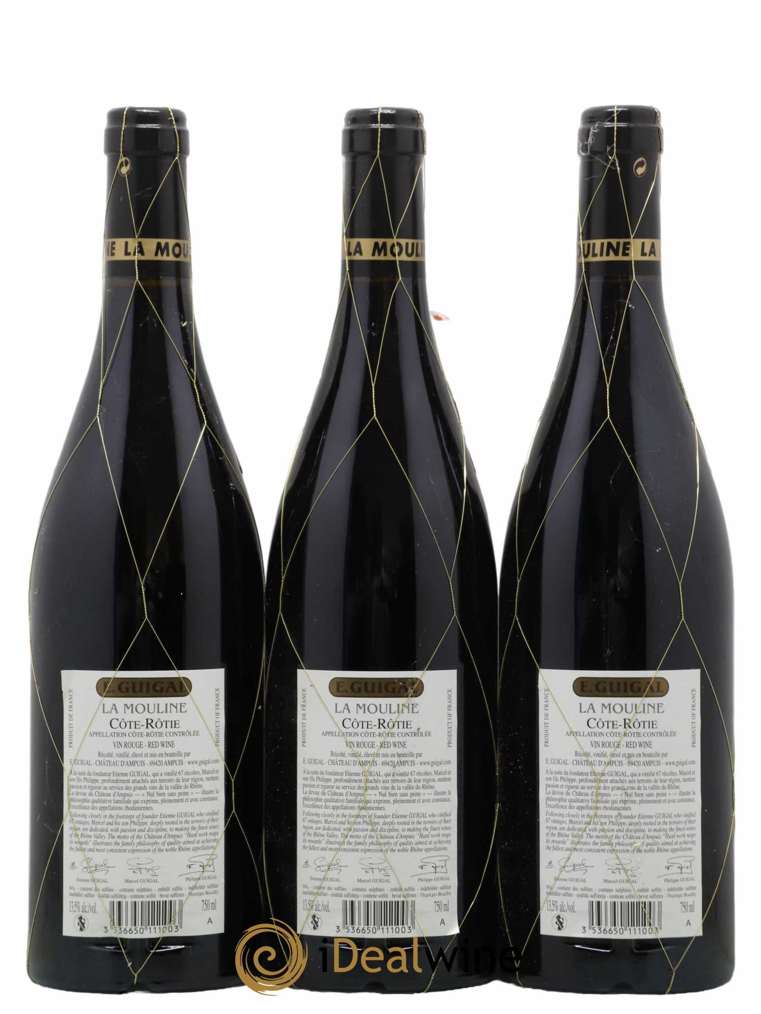 Côte-Rôtie La Mouline Guigal 2014 - Lot de 3 bouteilles - 1
