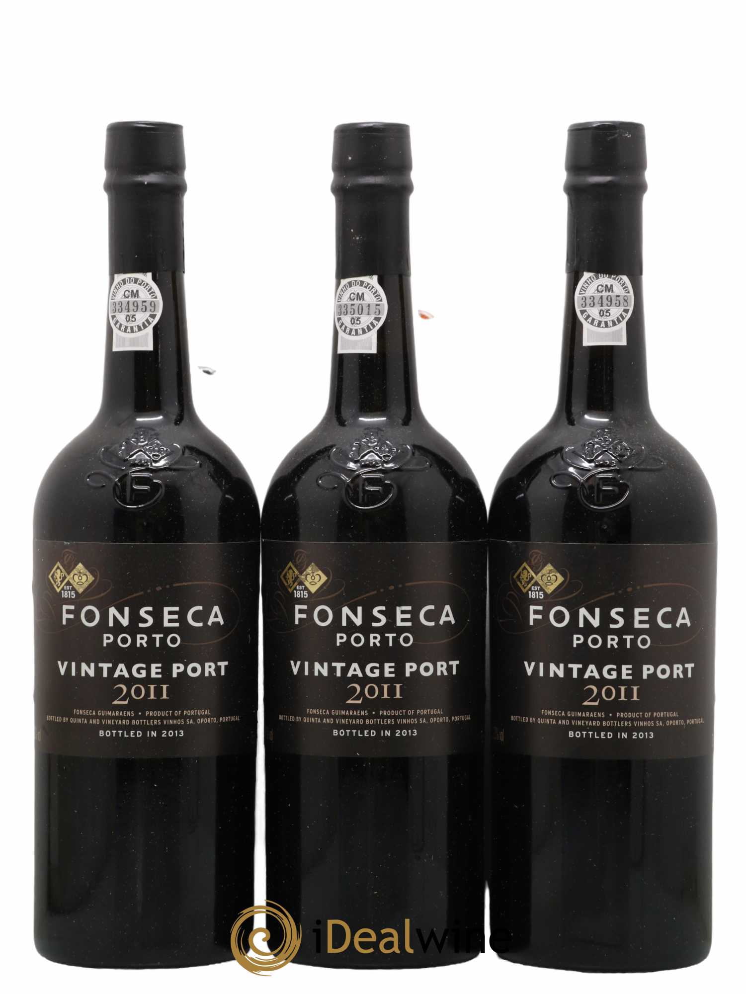 Porto Fonseca Vintage 2011 - Lot de 3 bouteilles - 0