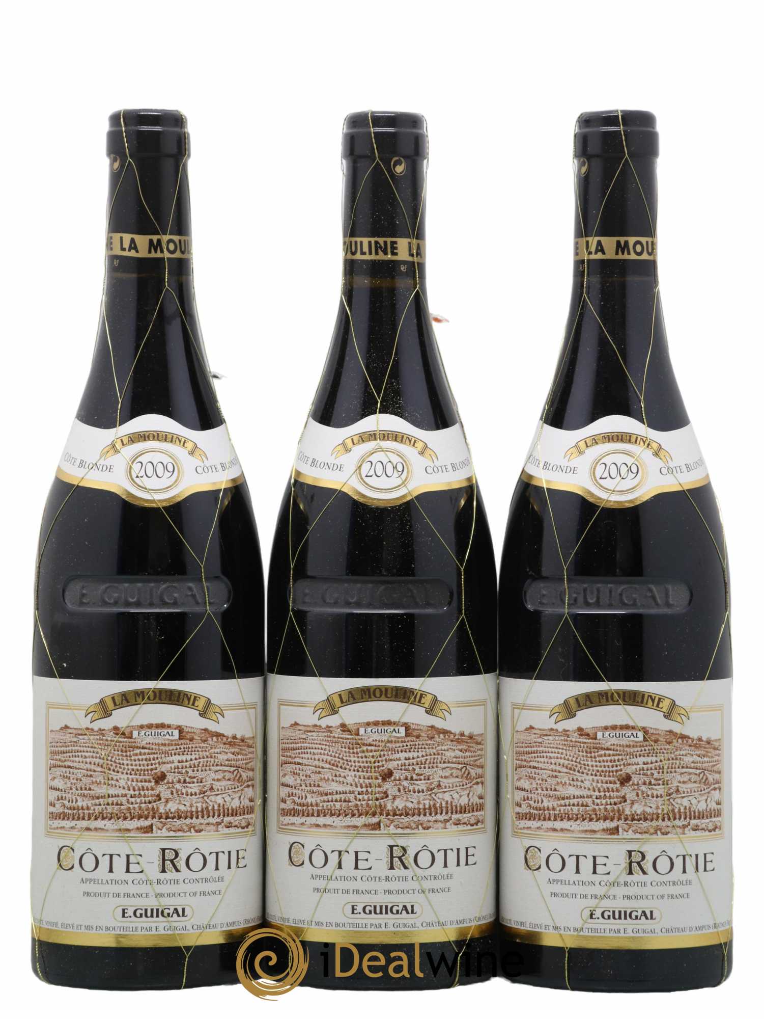 Côte-Rôtie La Mouline Guigal 2009 - Lot de 3 bouteilles - 0