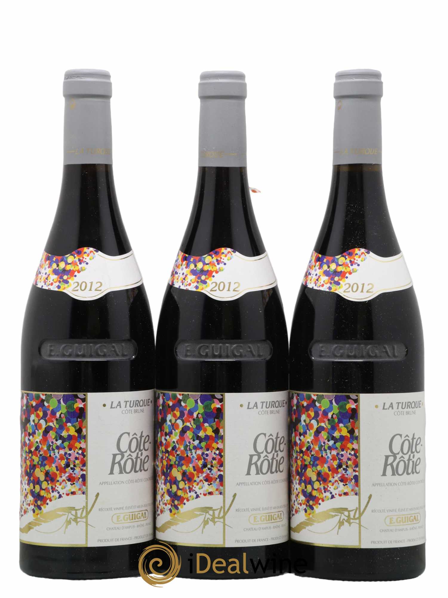 Côte-Rôtie La Turque Guigal 2012 - Lot de 3 bouteilles - 0