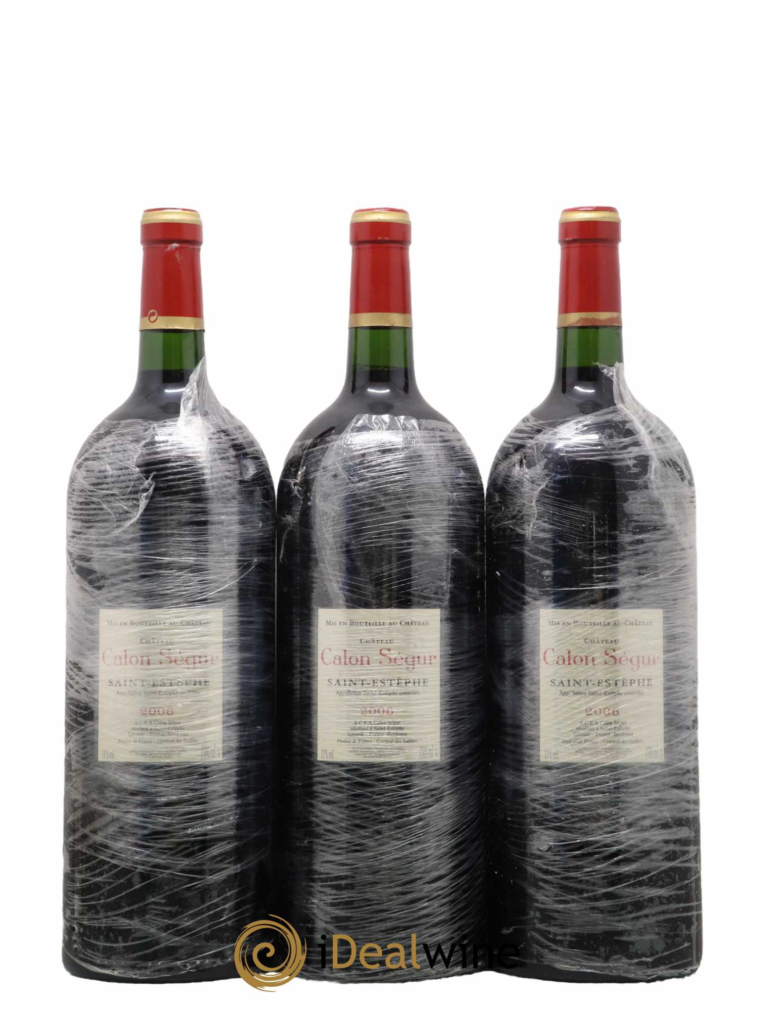 Château Calon Ségur 3ème Grand Cru Classé 2006 - Lot de 3 magnums - 1