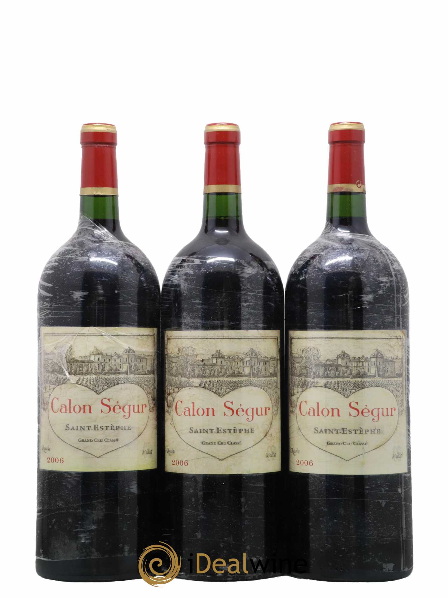 Château Calon Ségur 3ème Grand Cru Classé 2006 - Lot de 3 magnums - 0
