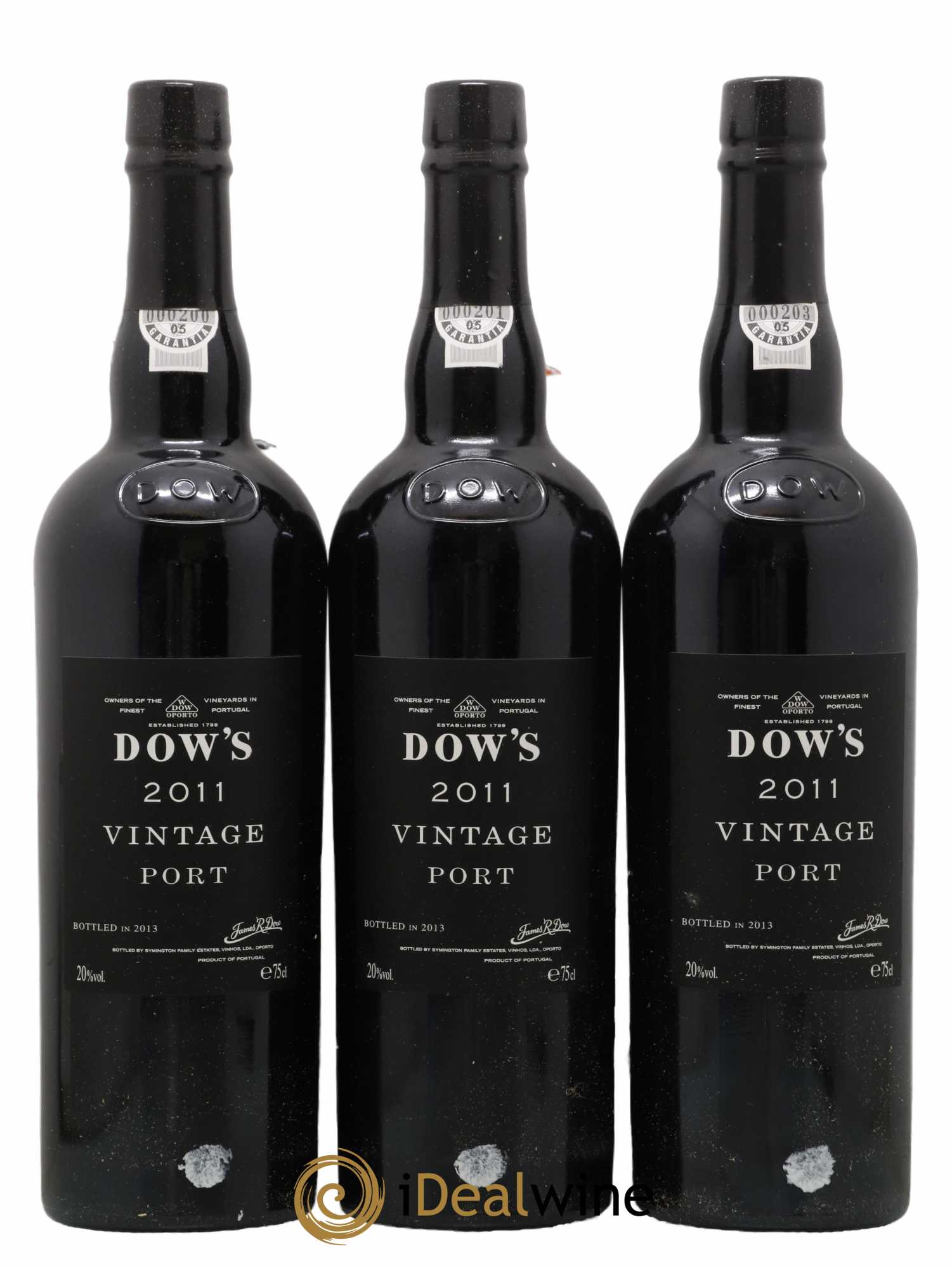 Porto Dow 2011 - Lot de 3 bouteilles - 0