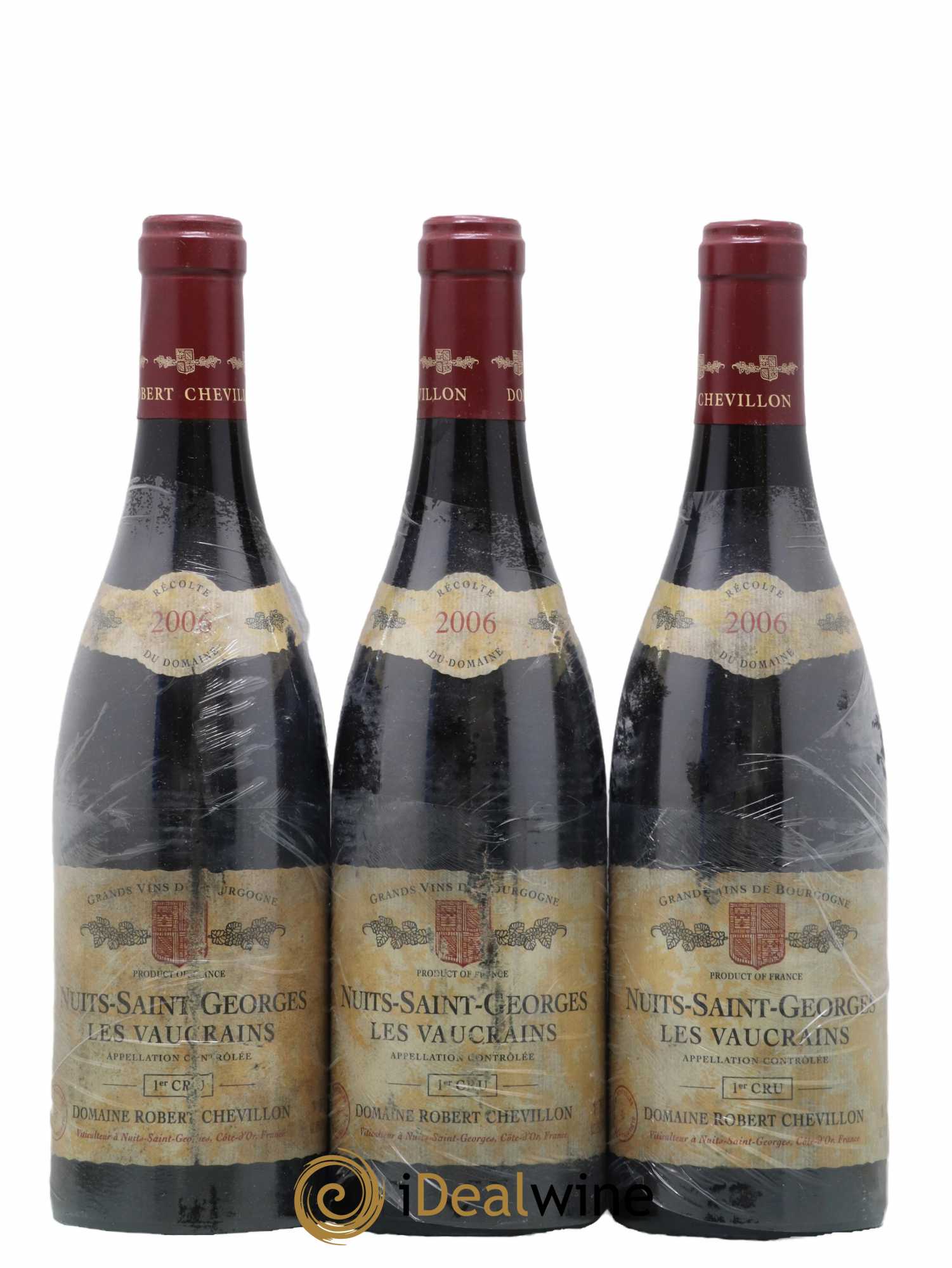 Nuits-Saint-Georges 1er Cru Les Vaucrains Robert Chevillon 2006 - Lot de 3 bouteilles - 0