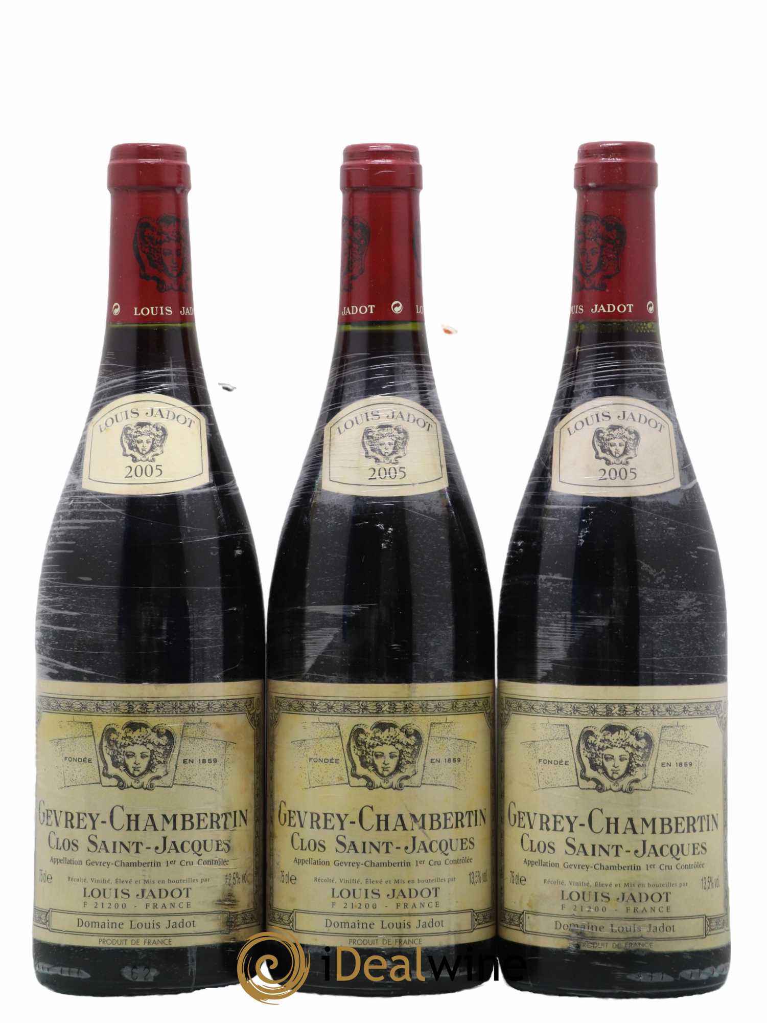 Gevrey-Chambertin 1er Cru Clos Saint Jacques Domaine Louis Jadot 2005 - Lot de 3 bouteilles - 0