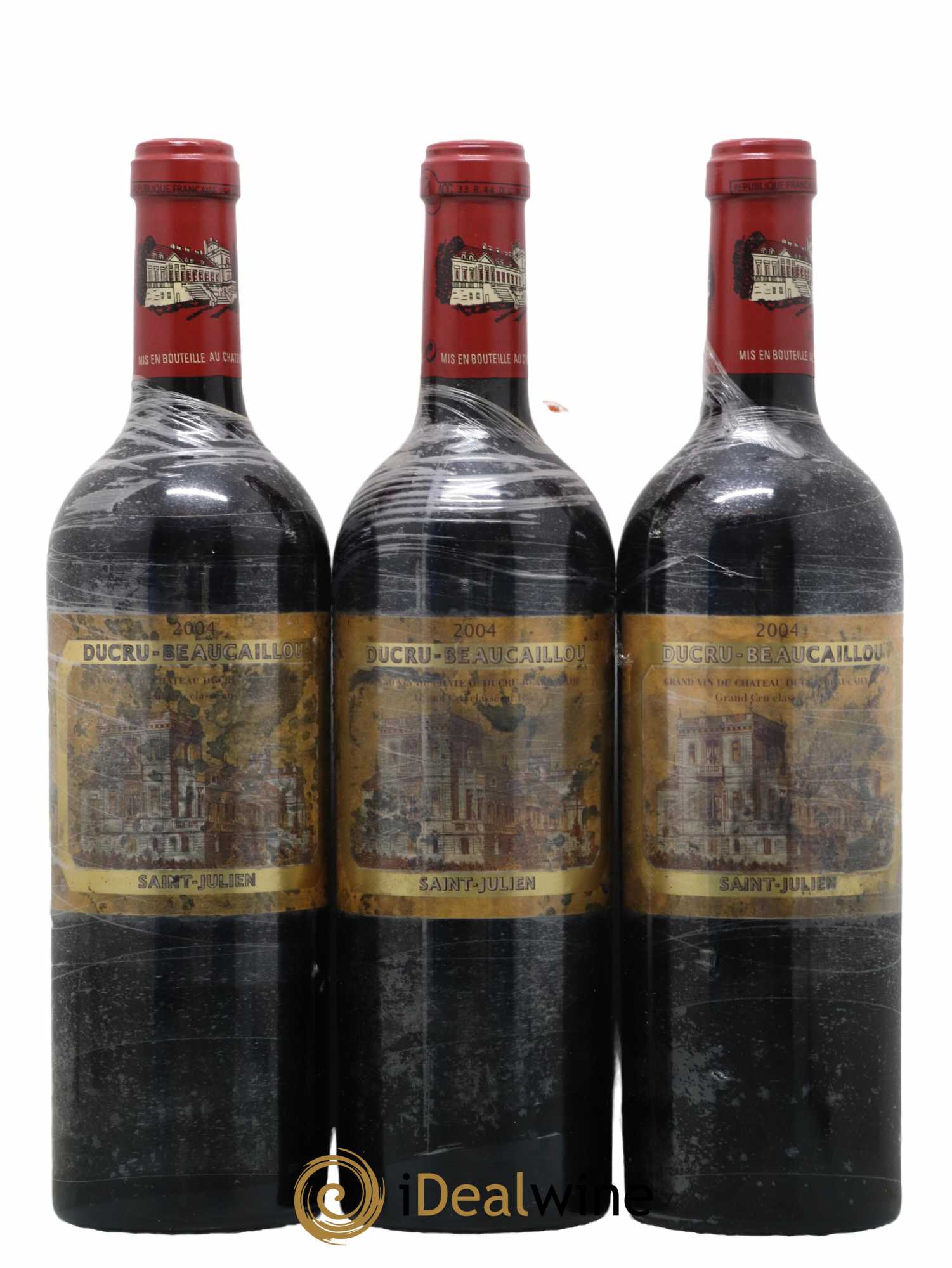 Château Ducru Beaucaillou 2ème Grand Cru Classé 2004 - Lot de 3 bouteilles - 0