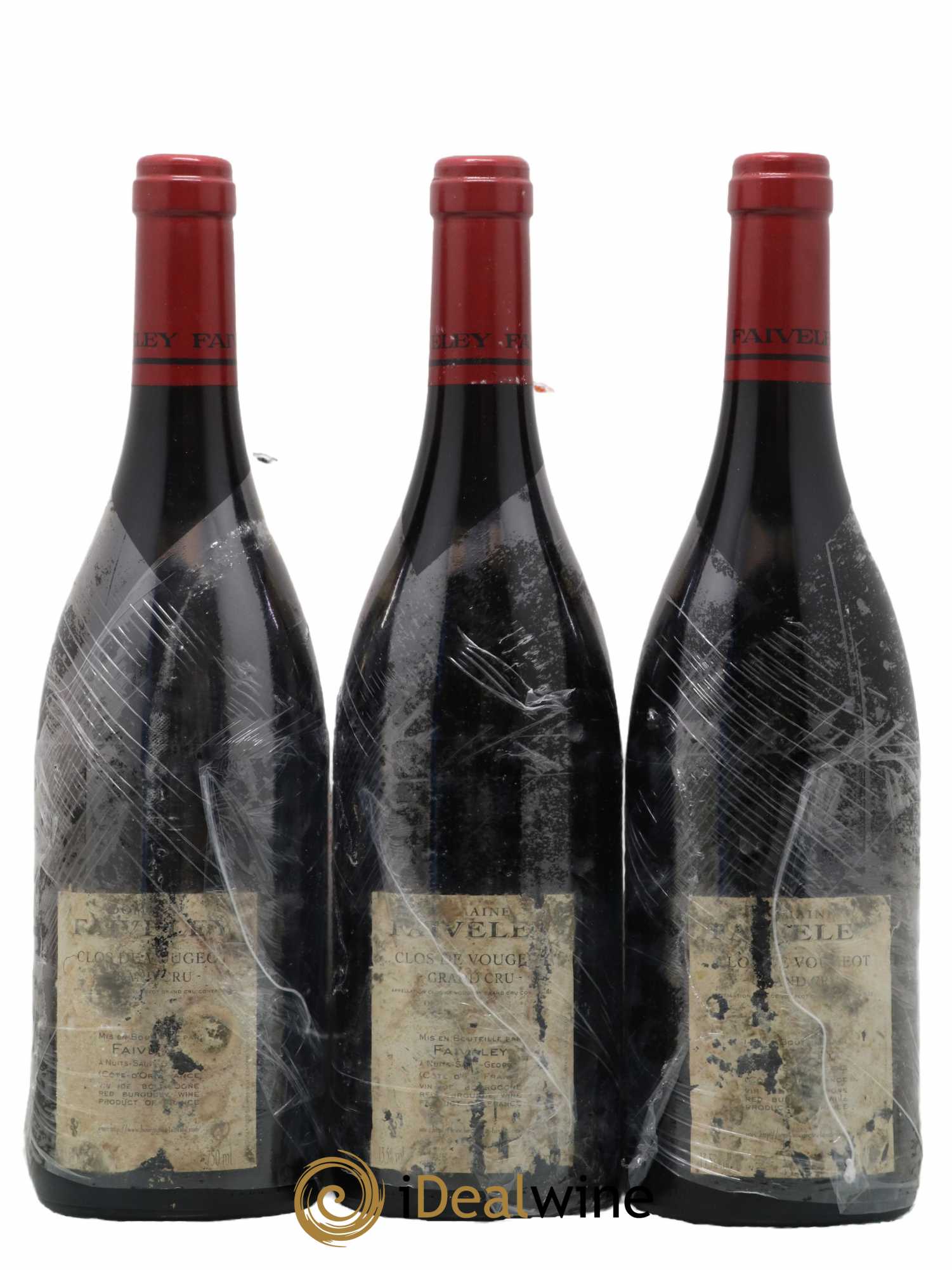 Clos de Vougeot Grand Cru Faiveley 2008 - Lot de 3 bouteilles - 1