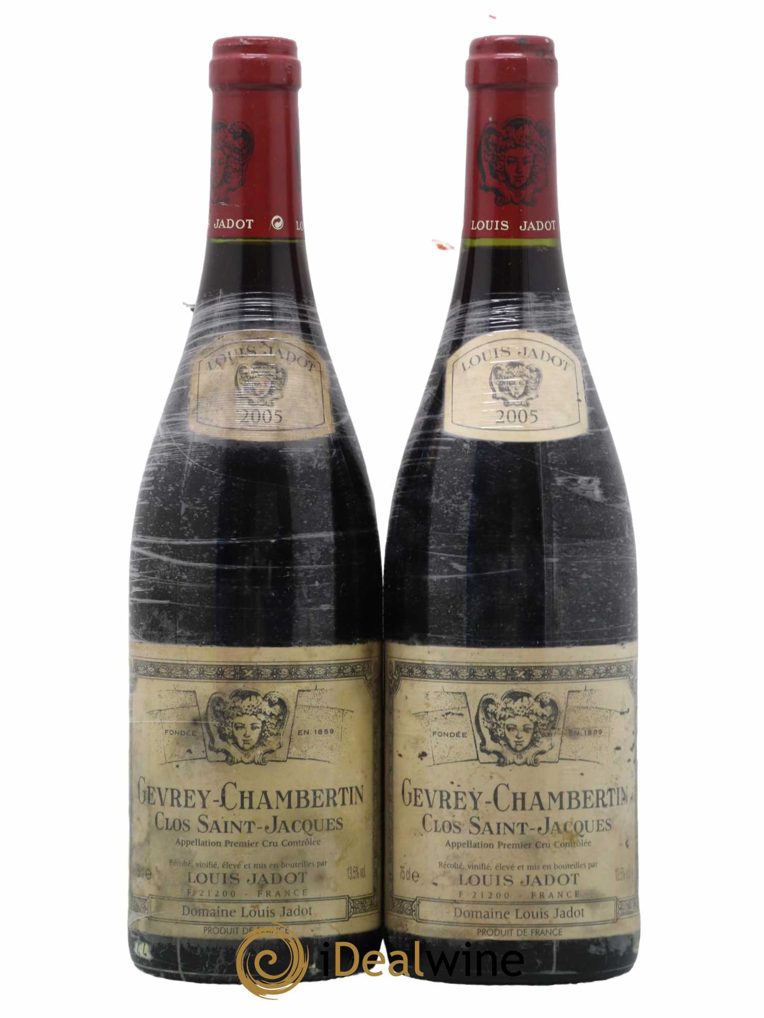 Gevrey-Chambertin 1er Cru Clos Saint Jacques Domaine Louis Jadot 2005 - Lot de 2 bouteilles - 0