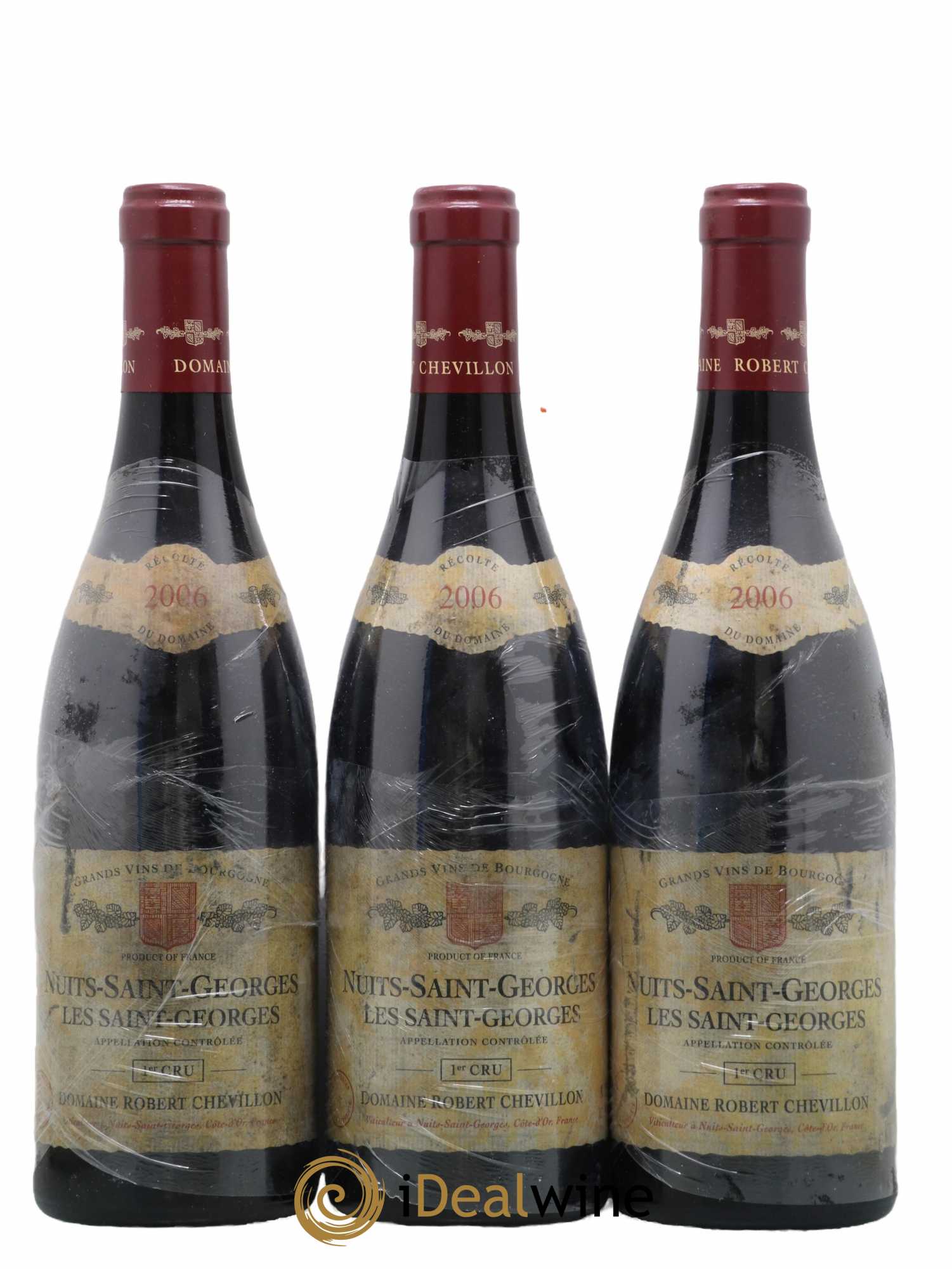Nuits-Saint-Georges 1er Cru Les Saint Georges Robert Chevillon 2006 - Lot de 3 bouteilles - 0