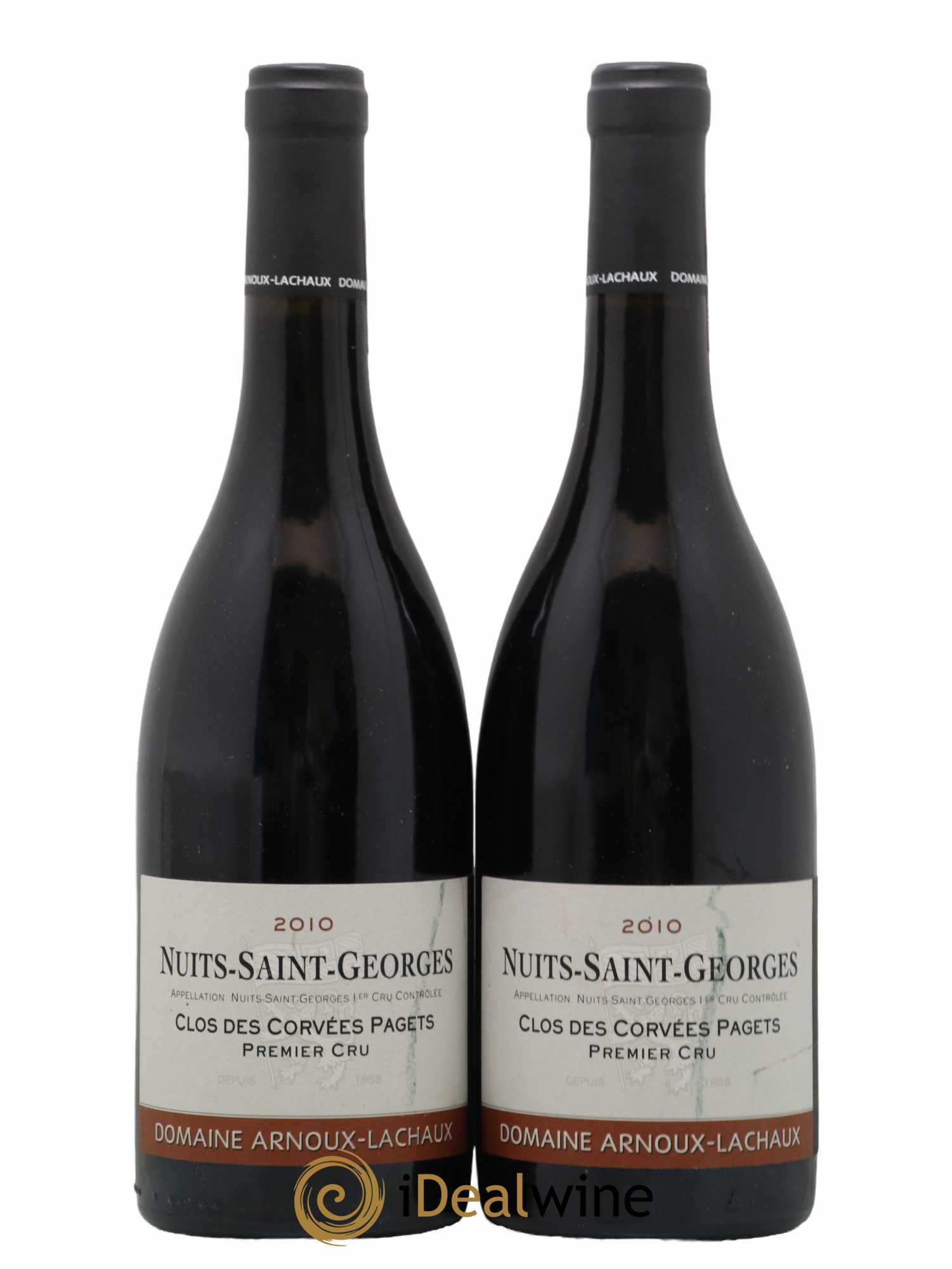 Nuits-Saint-Georges 1er Cru Clos des Corvées Pagets Arnoux-Lachaux (Domaine) 2010 - Lot de 2 bouteilles - 0