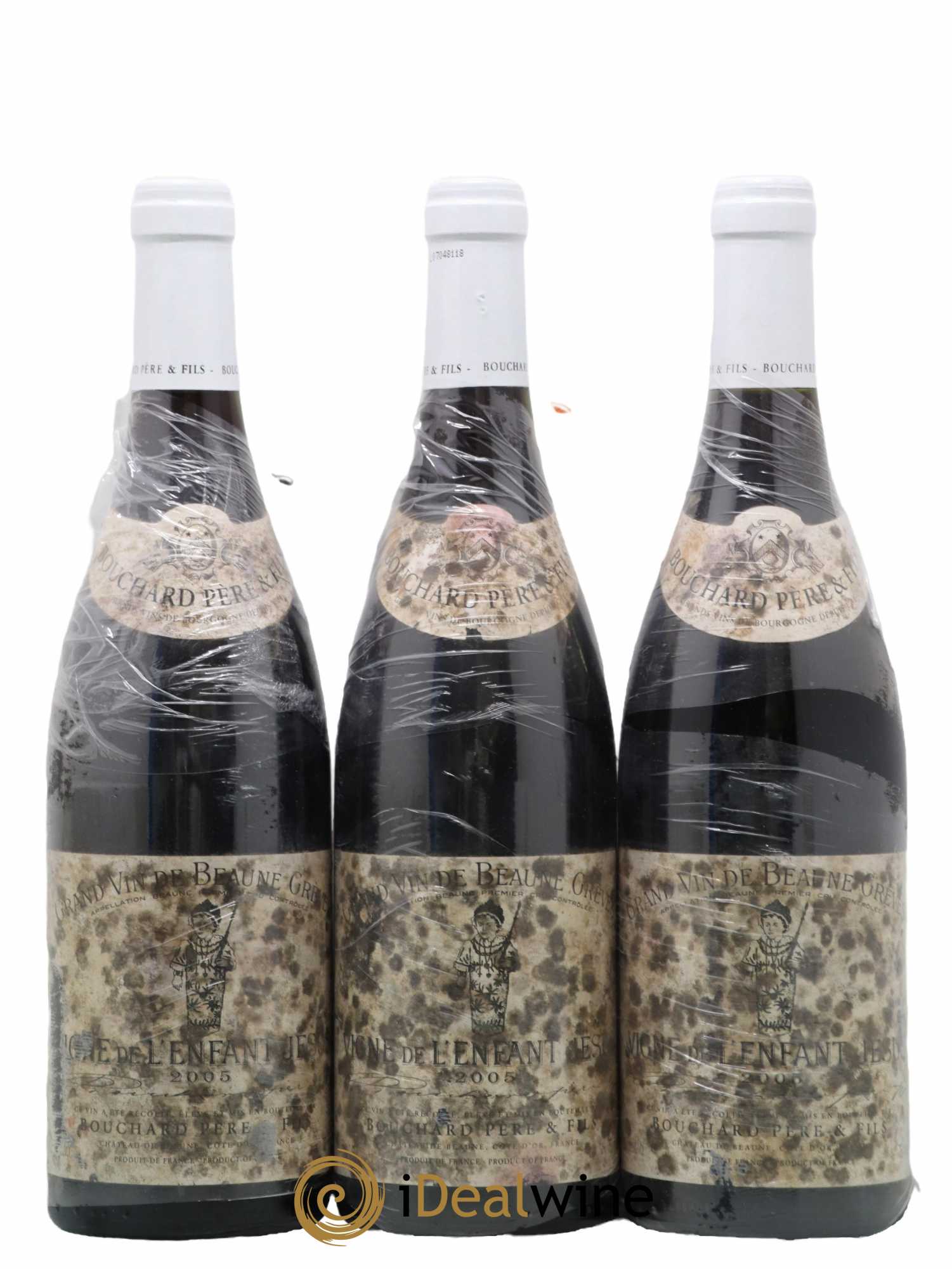 Beaune 1er Cru Grèves - Vigne de l'Enfant Jésus Bouchard Père & Fils 2005 - Lot de 3 bouteilles - 0