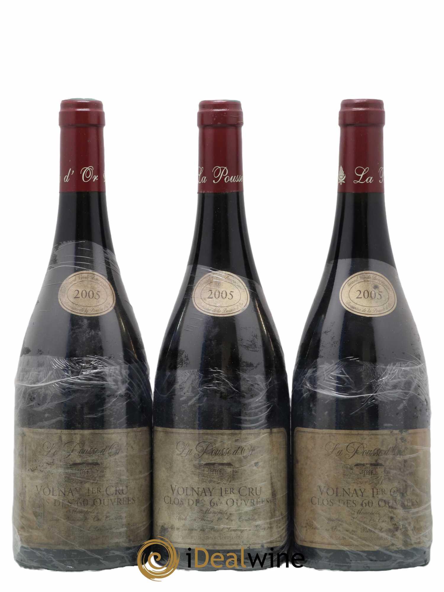 Volnay 1er Cru Clos des 60 ouvrées La Pousse d'Or (Domaine de) 2005 - Lot de 3 bouteilles - 0