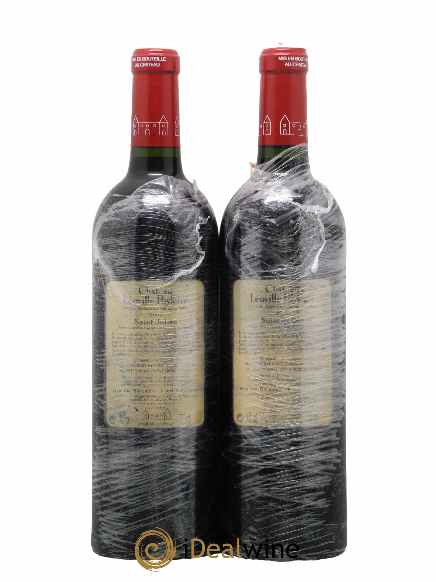 Château Léoville Poyferré 2ème Grand Cru Classé 2009 - Lot de 2 bouteilles - 1