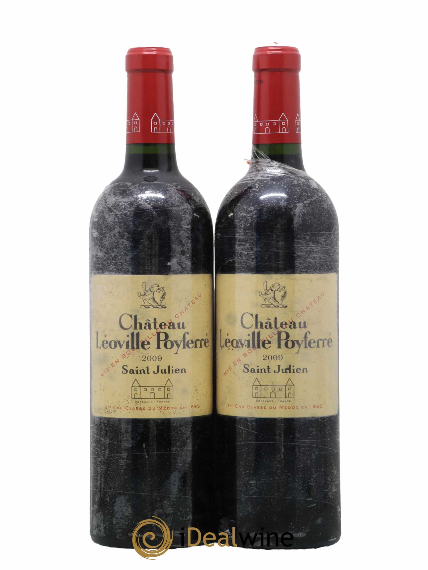 Château Léoville Poyferré 2ème Grand Cru Classé 2009 - Lot de 2 bouteilles - 0