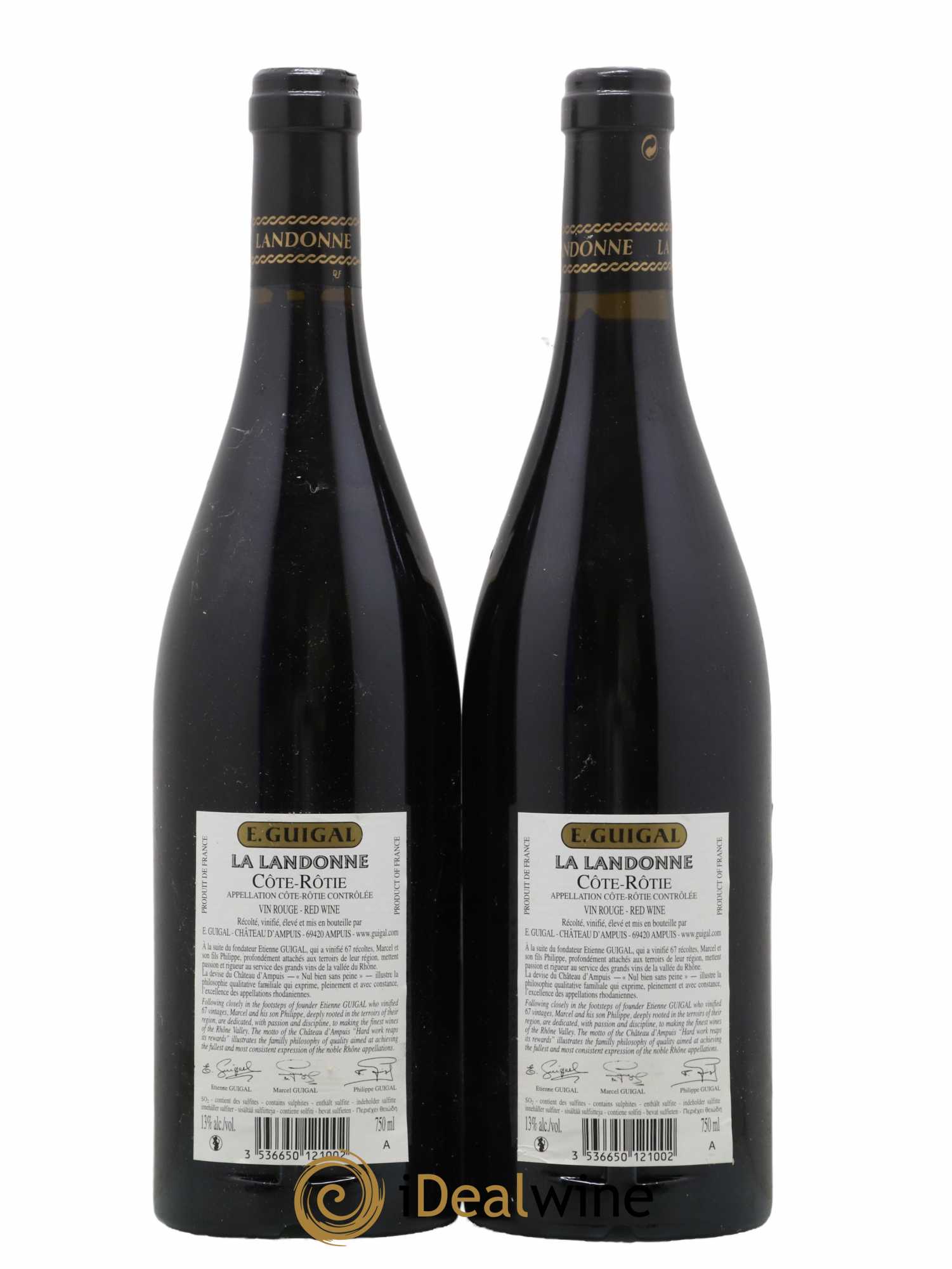 Côte-Rôtie La Landonne Guigal 2011 - Lot de 2 bouteilles - 1