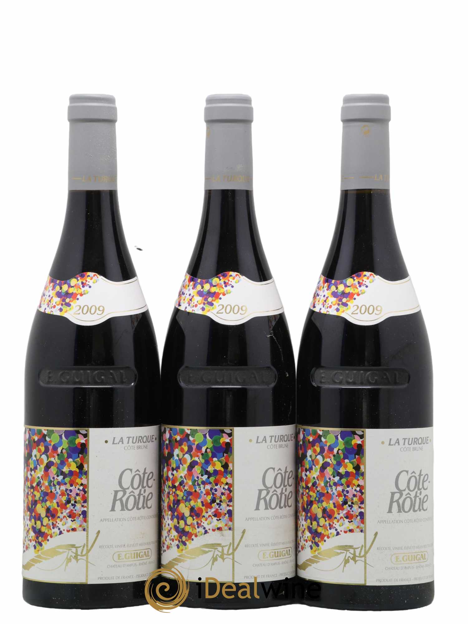 Côte-Rôtie La Turque Guigal 2009 - Lot de 3 bouteilles - 0