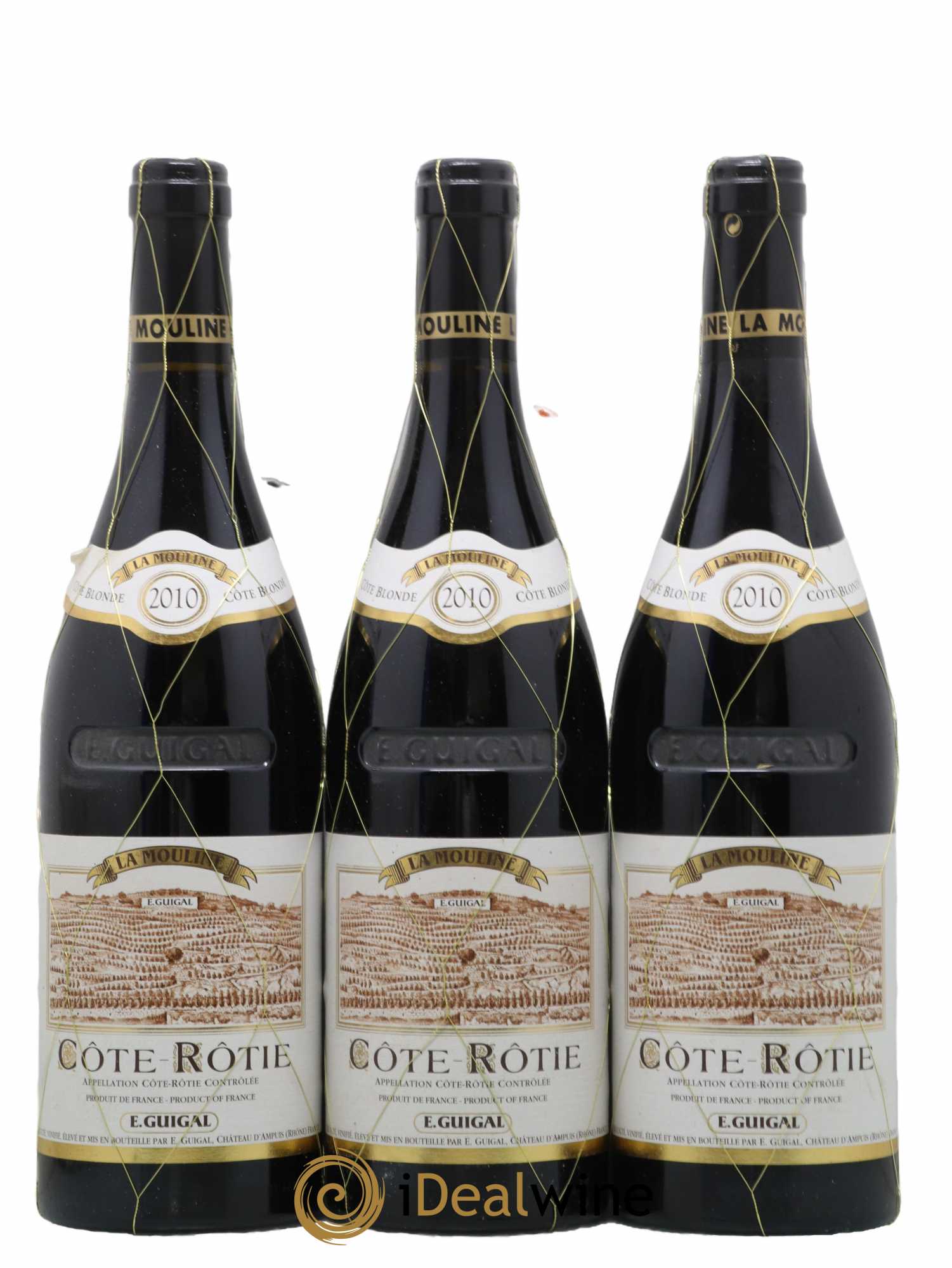 Côte-Rôtie La Mouline Guigal 2010 - Lot de 3 bouteilles - 0